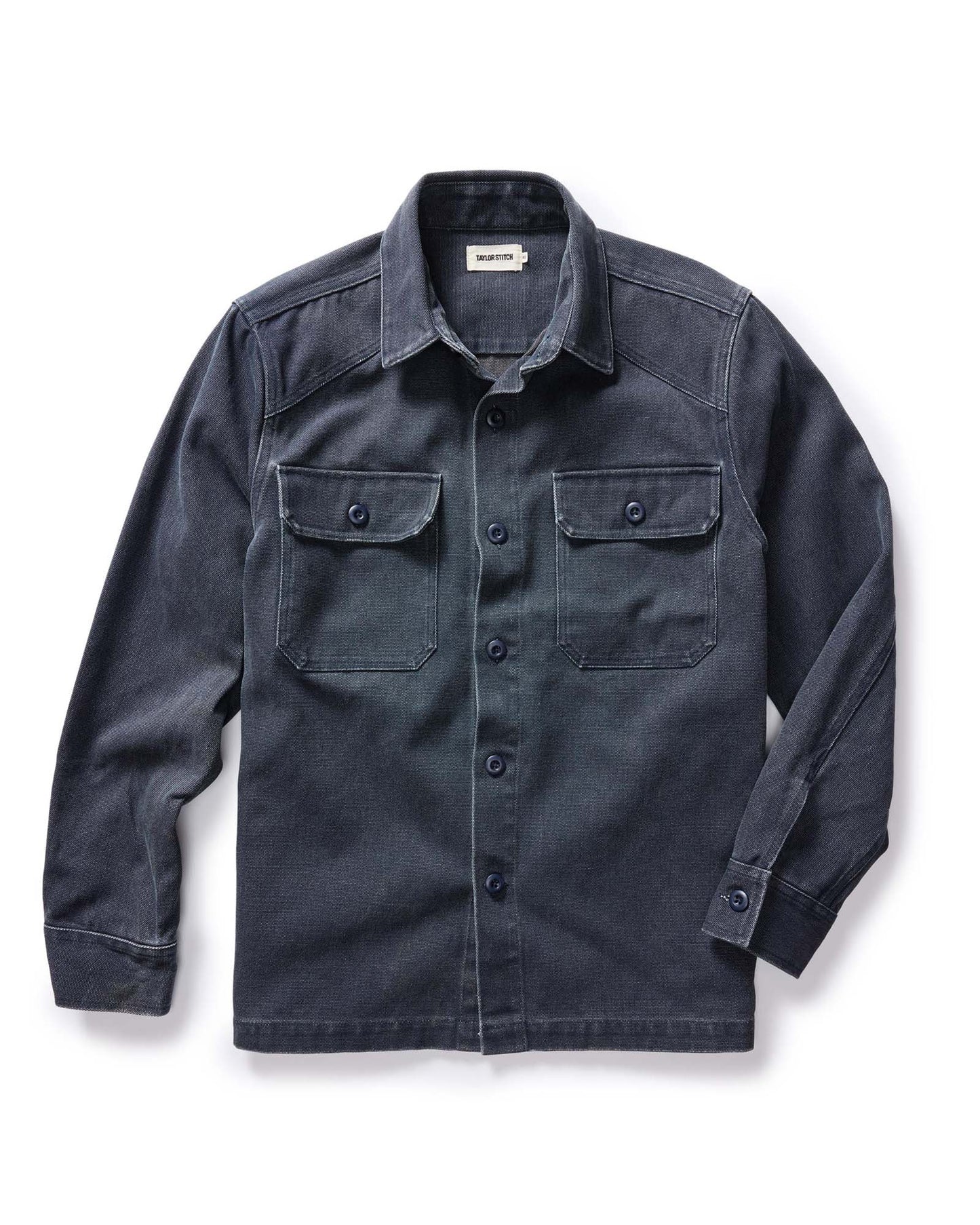 The Shop Shirt in Navy Chipped Canvas