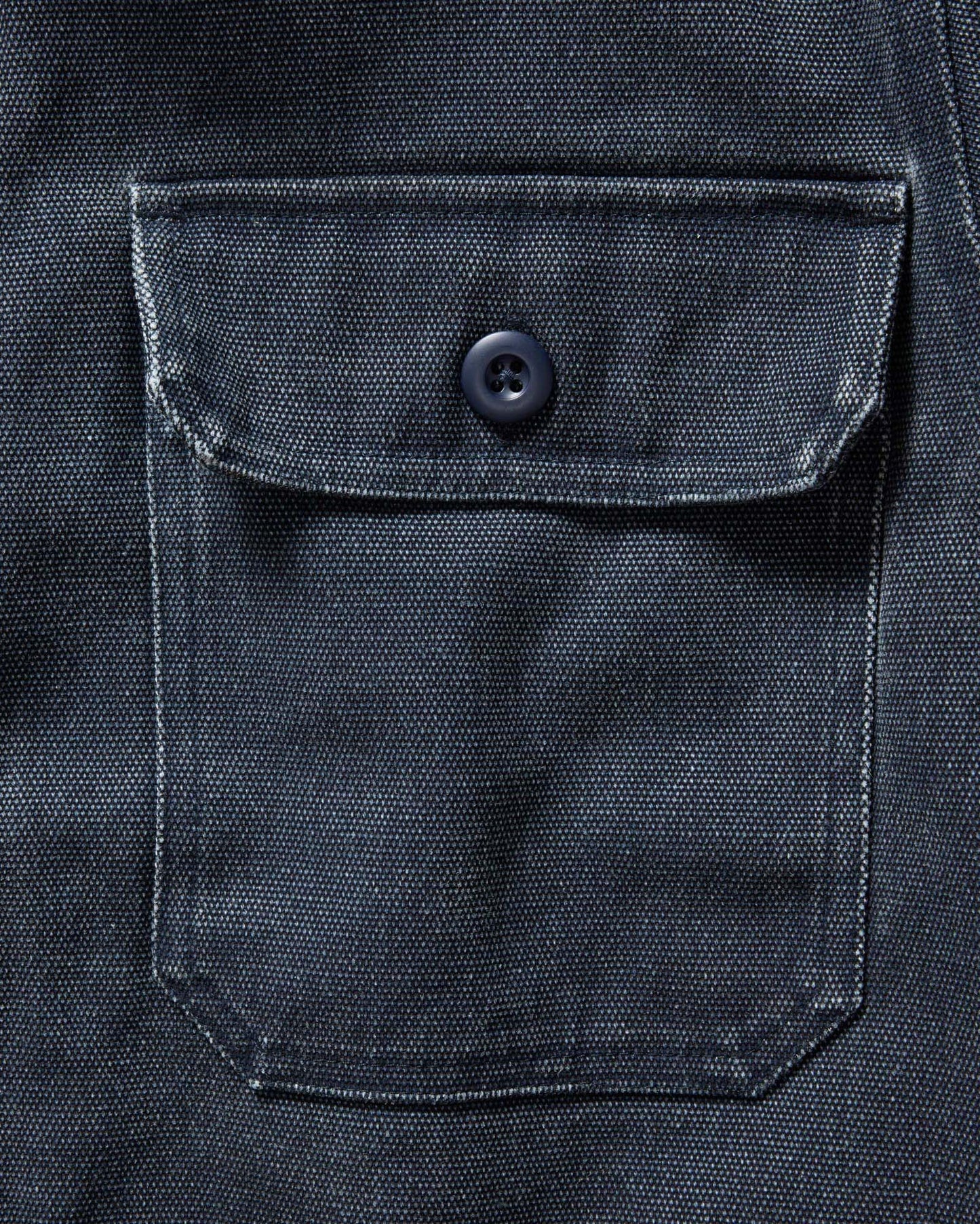 The Shop Shirt in Navy Chipped Canvas