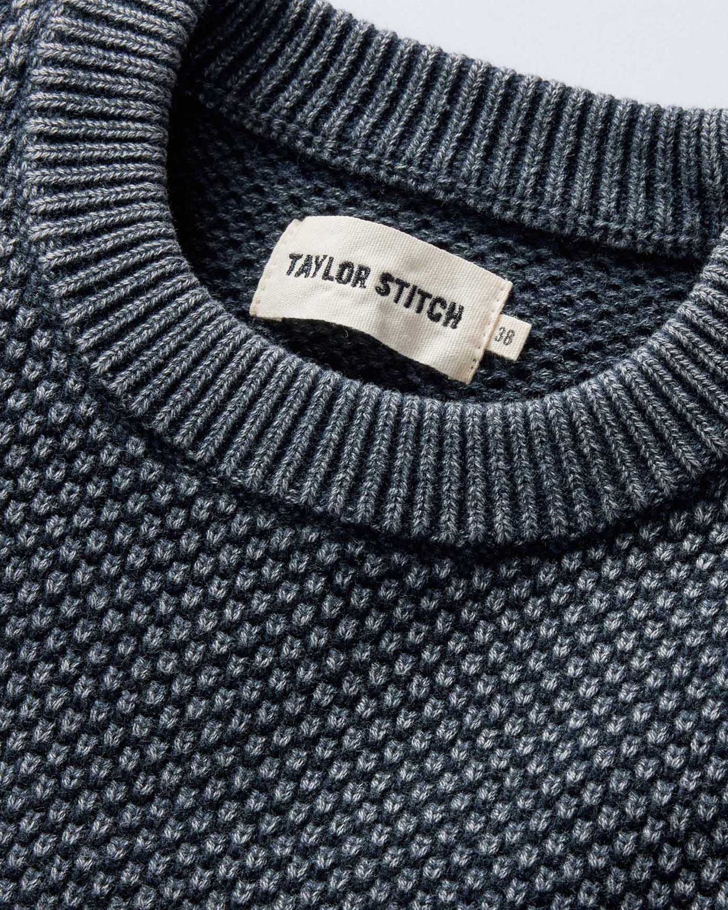 The Crawford Crew Sweater in Washed Asphalt
