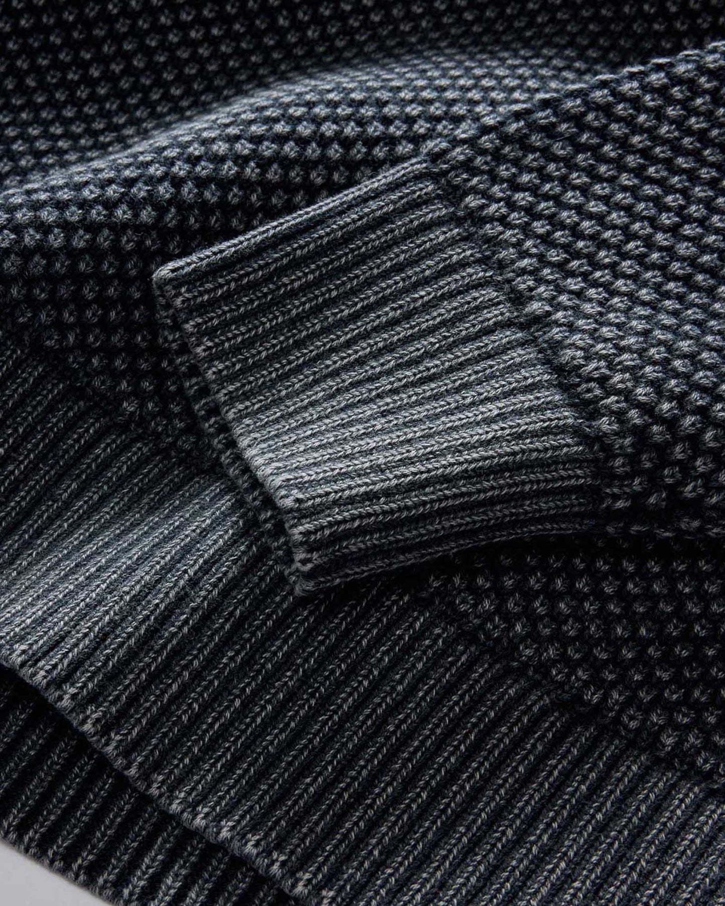 The Crawford Crew Sweater in Washed Asphalt