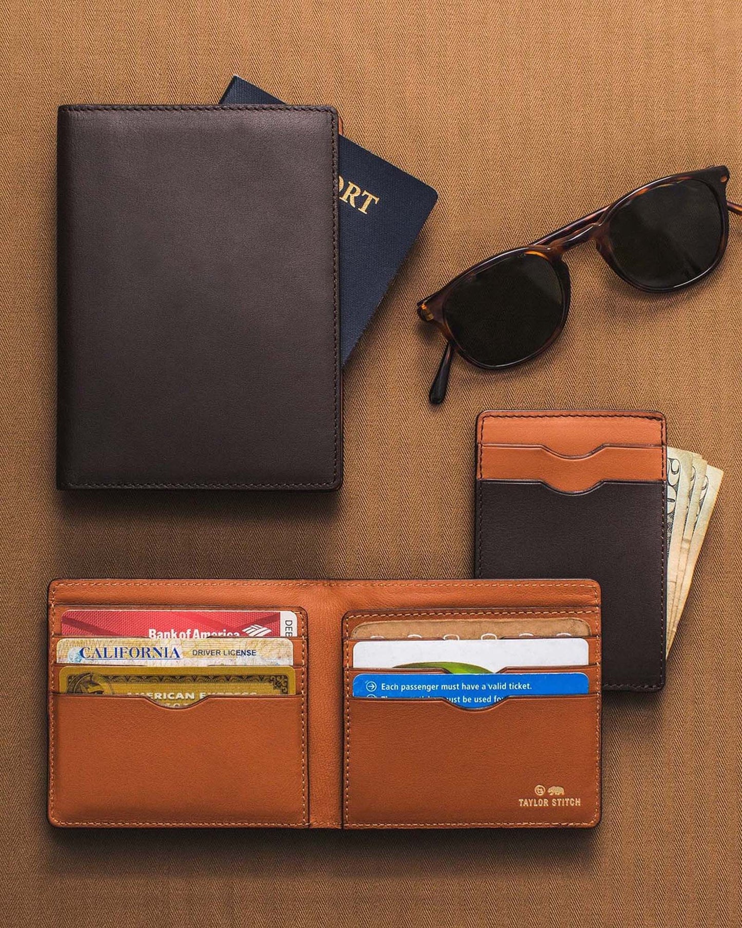 The Minimalist Billfold Wallet in Brown