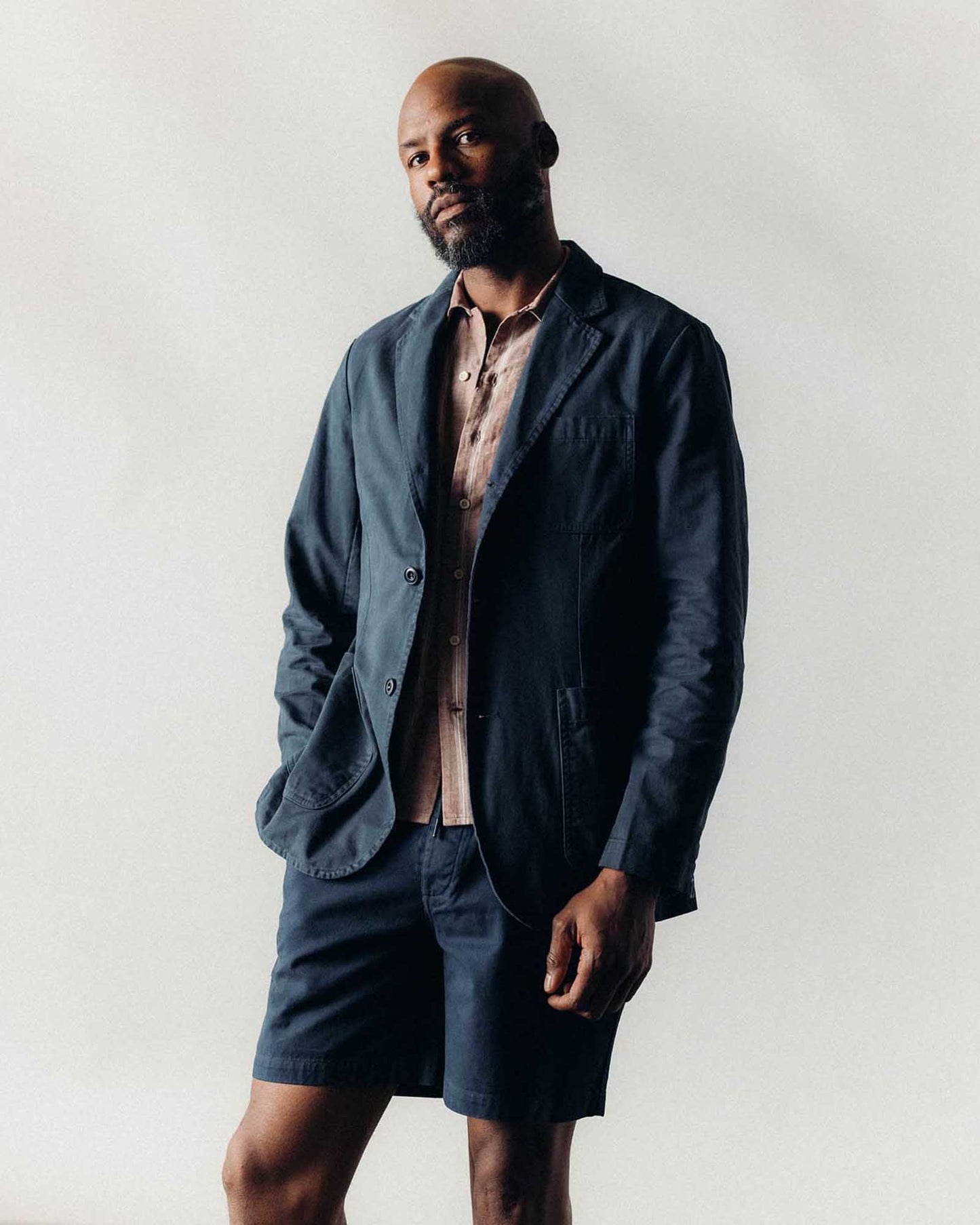 The Foundation Sportcoat in Organic Navy Twill