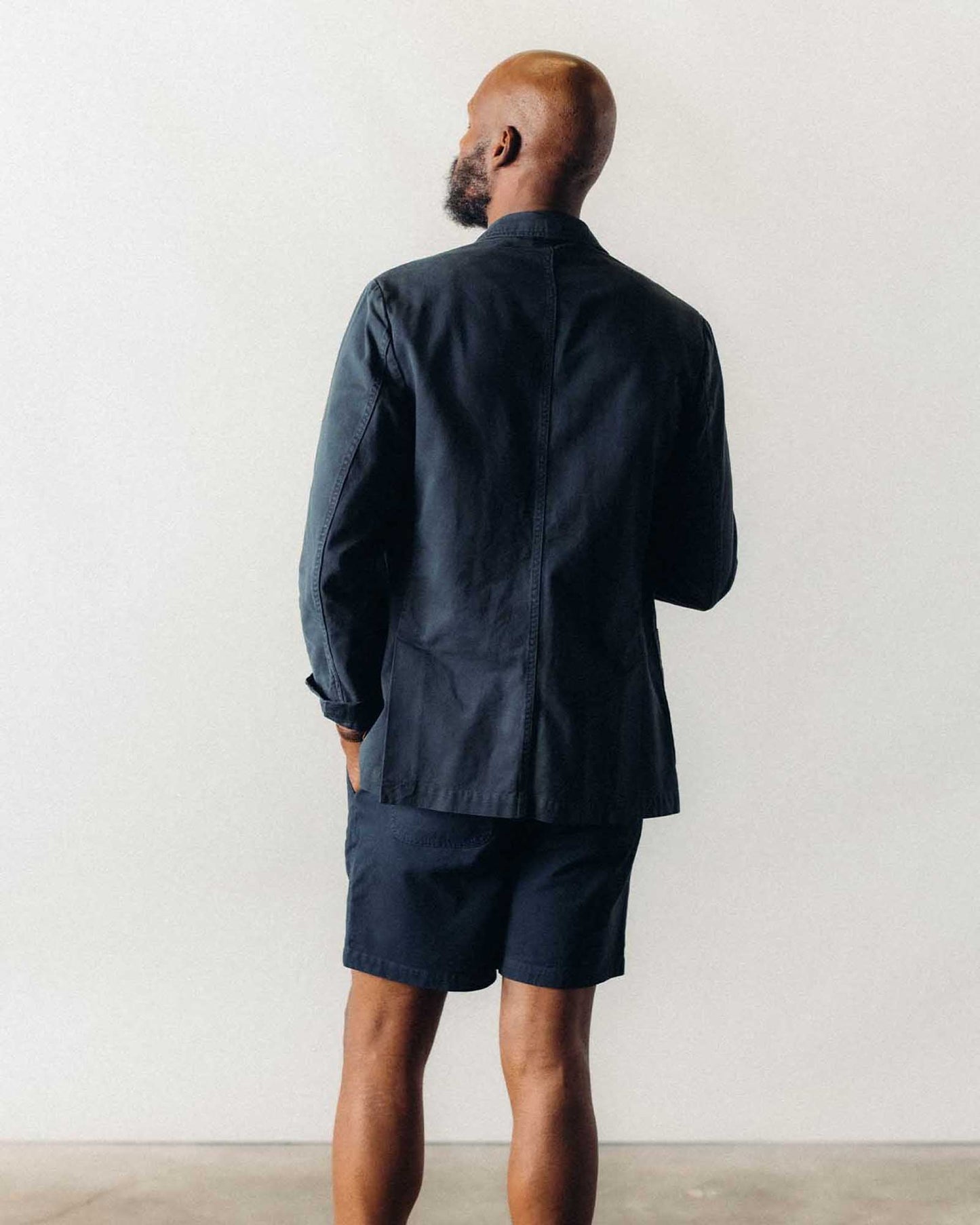 The Foundation Sportcoat in Organic Navy Twill
