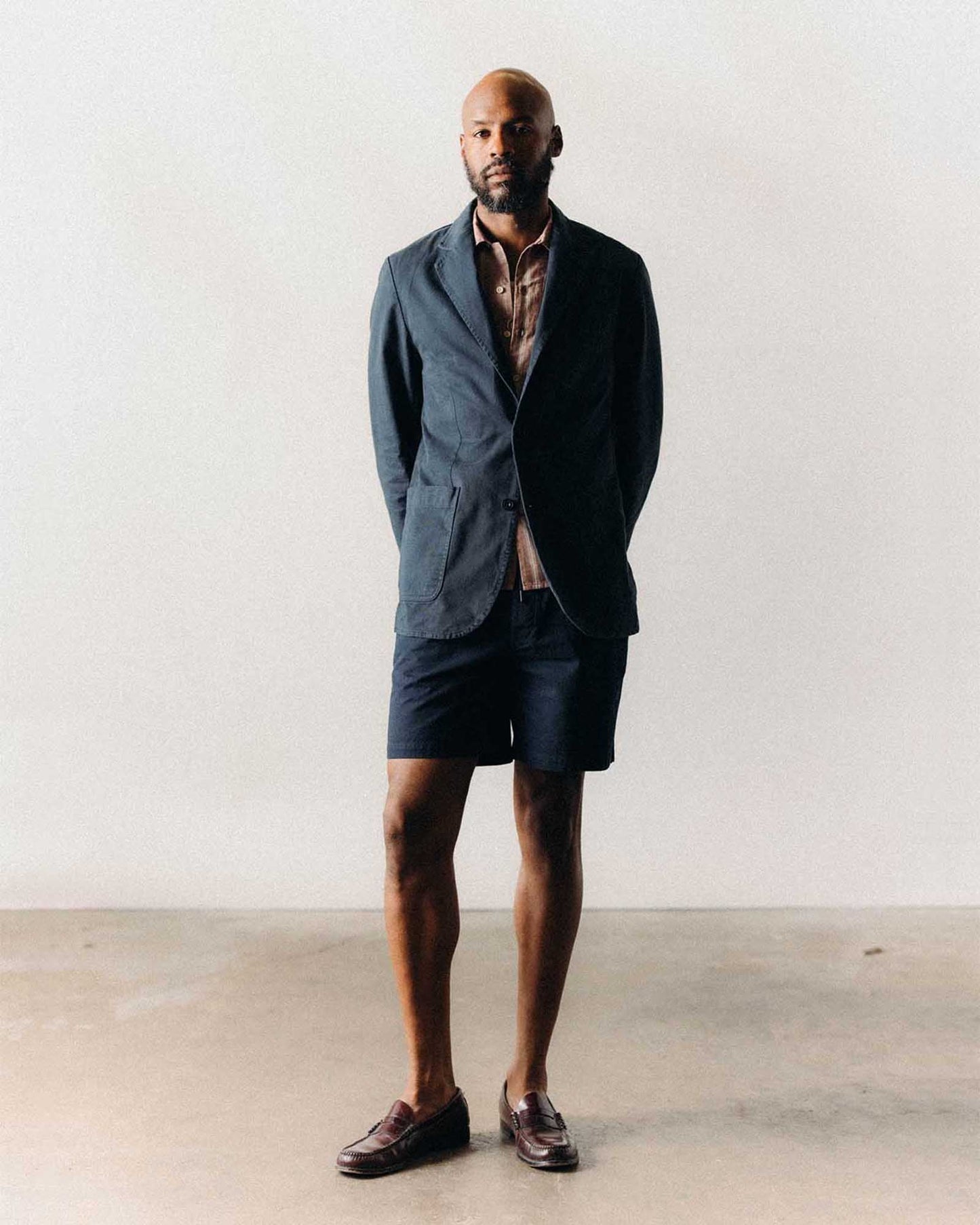 The Foundation Sportcoat in Organic Navy Twill