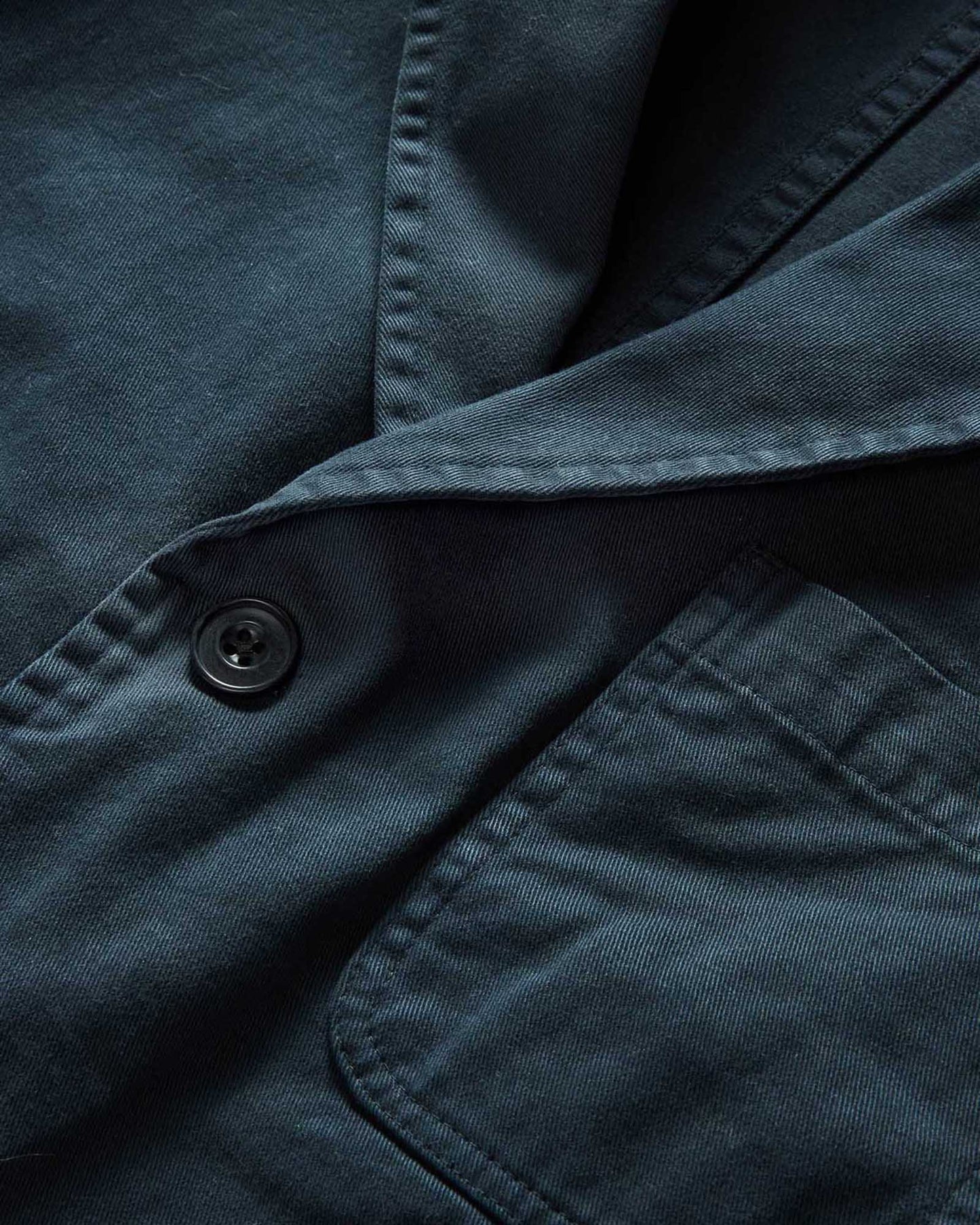 The Foundation Sportcoat in Organic Navy Twill