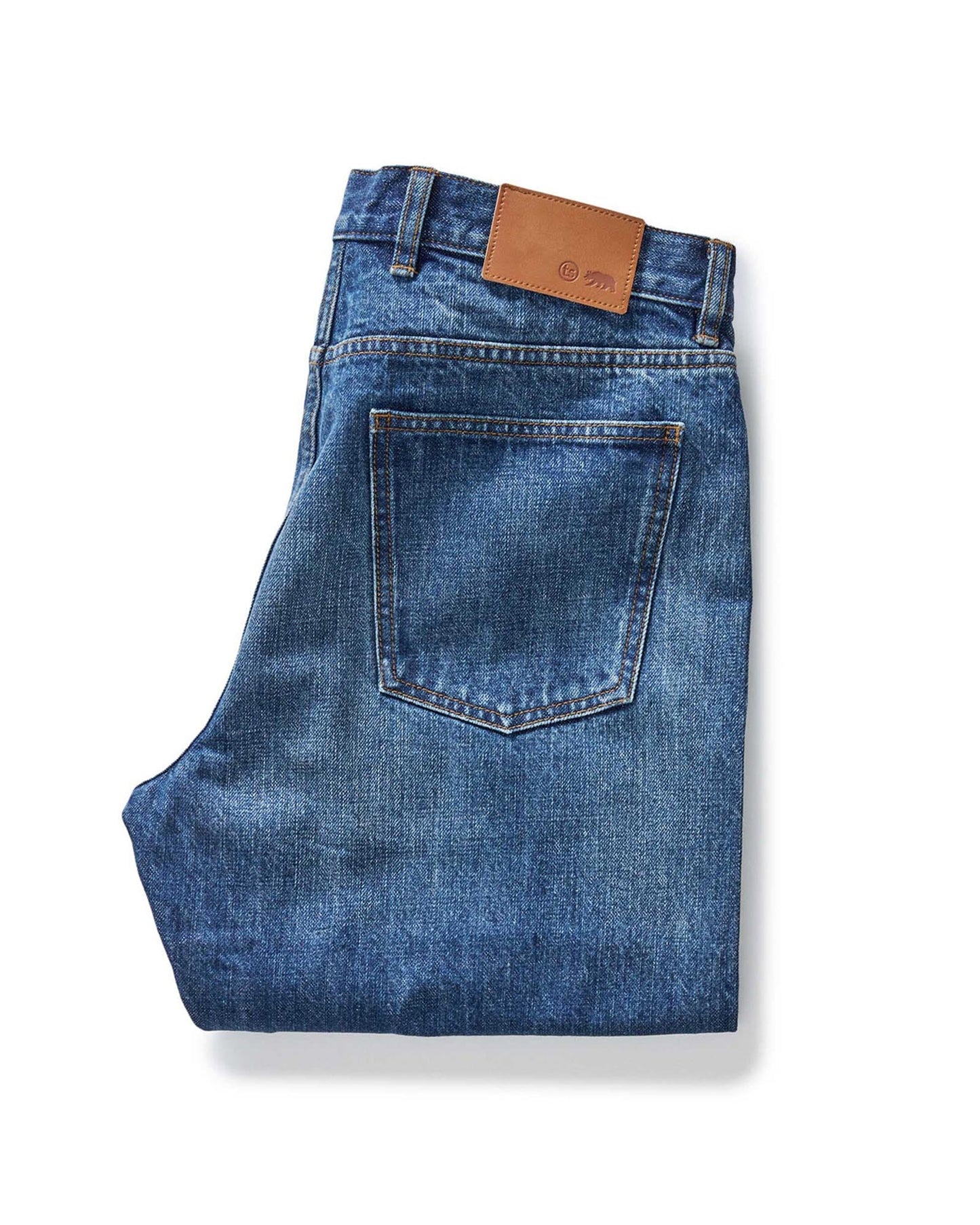 The Slim Jean in Mid Wash Organic Selvedge
