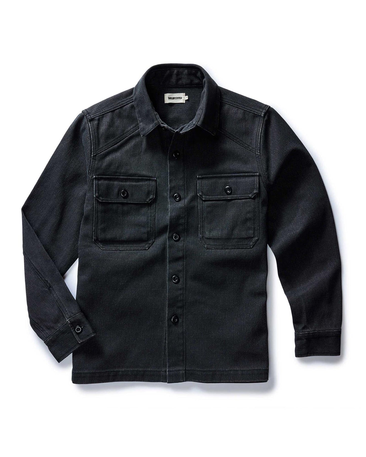 The Shop Shirt in Coal Chipped Canvas