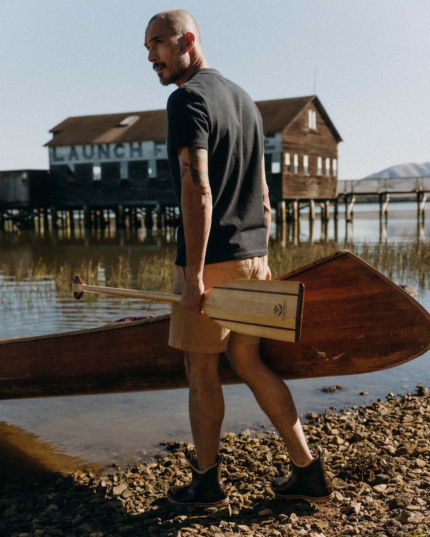The Organic Cotton Shop Tee in Navy Twist