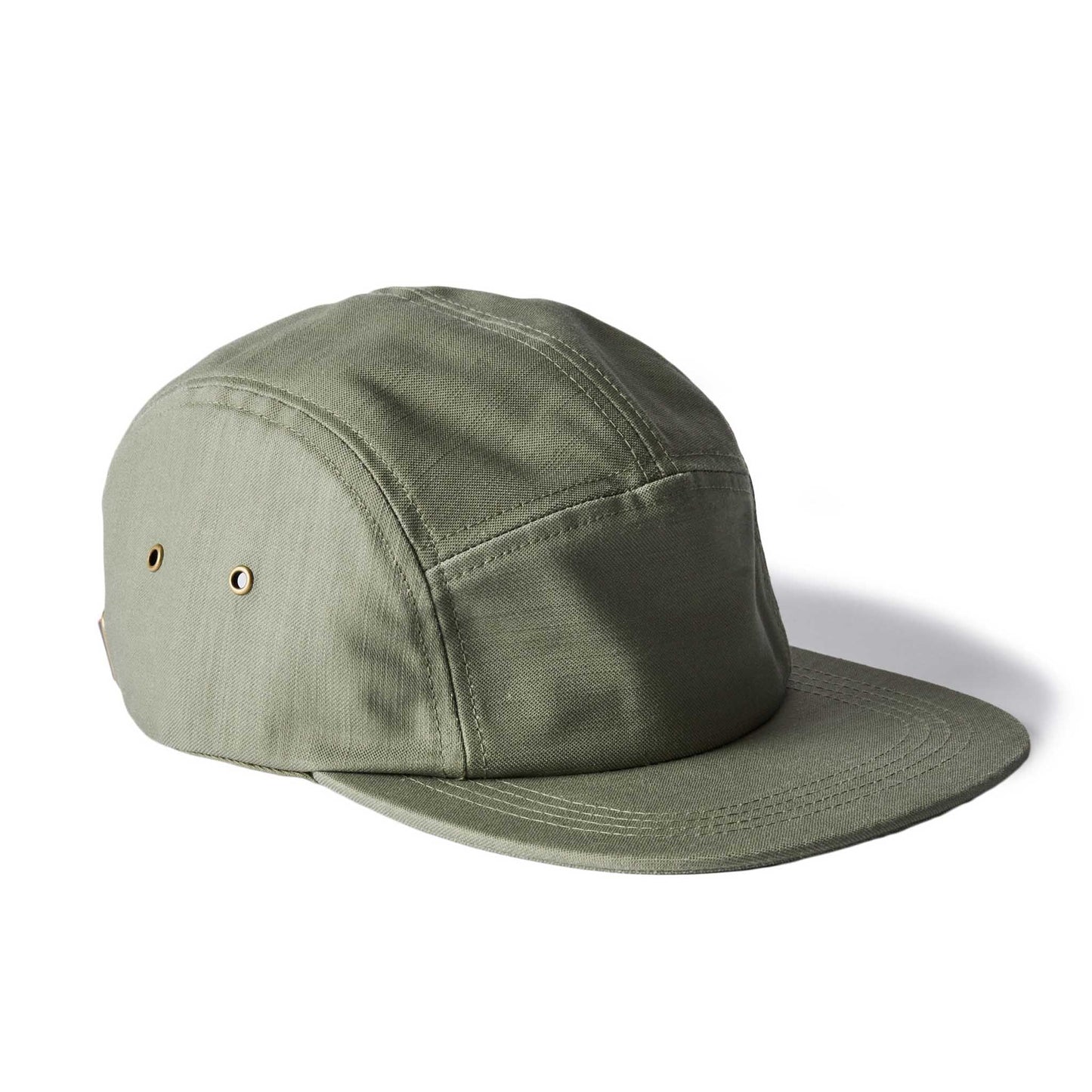 The 5-Panel Cap in Field Olive Reverse Sateen