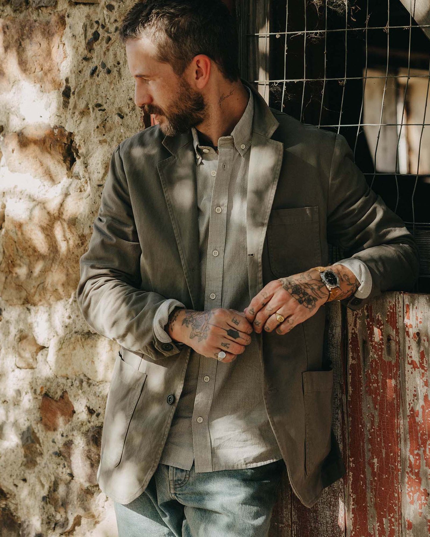 The Jack in Parchment Stripe