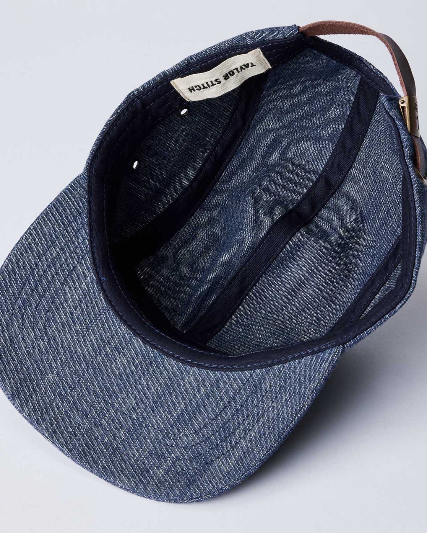 The 5-Panel Cap in Washed Indigo