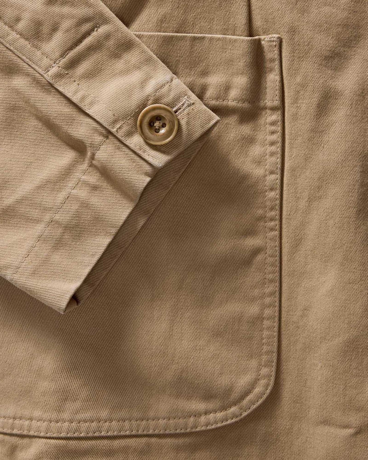 The Foundation Sportcoat in Organic Khaki Twill