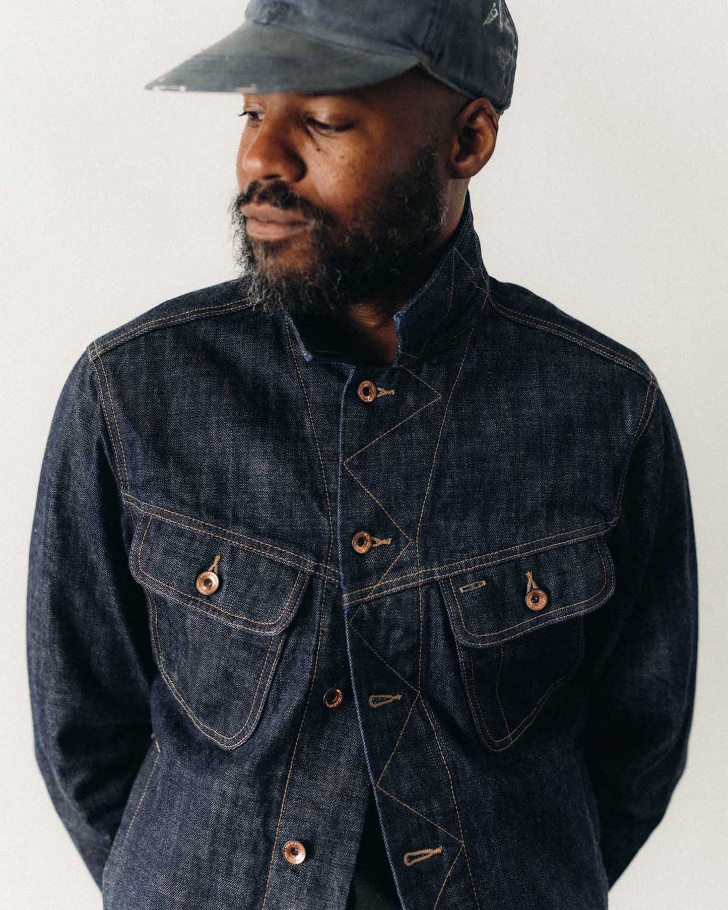 The Long Haul Jacket in Rinsed Organic Selvedge