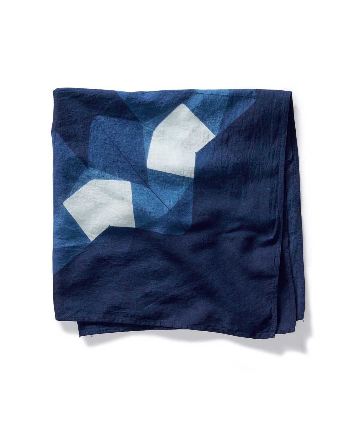 The Hand Dyed Bandana in Indigo Burst