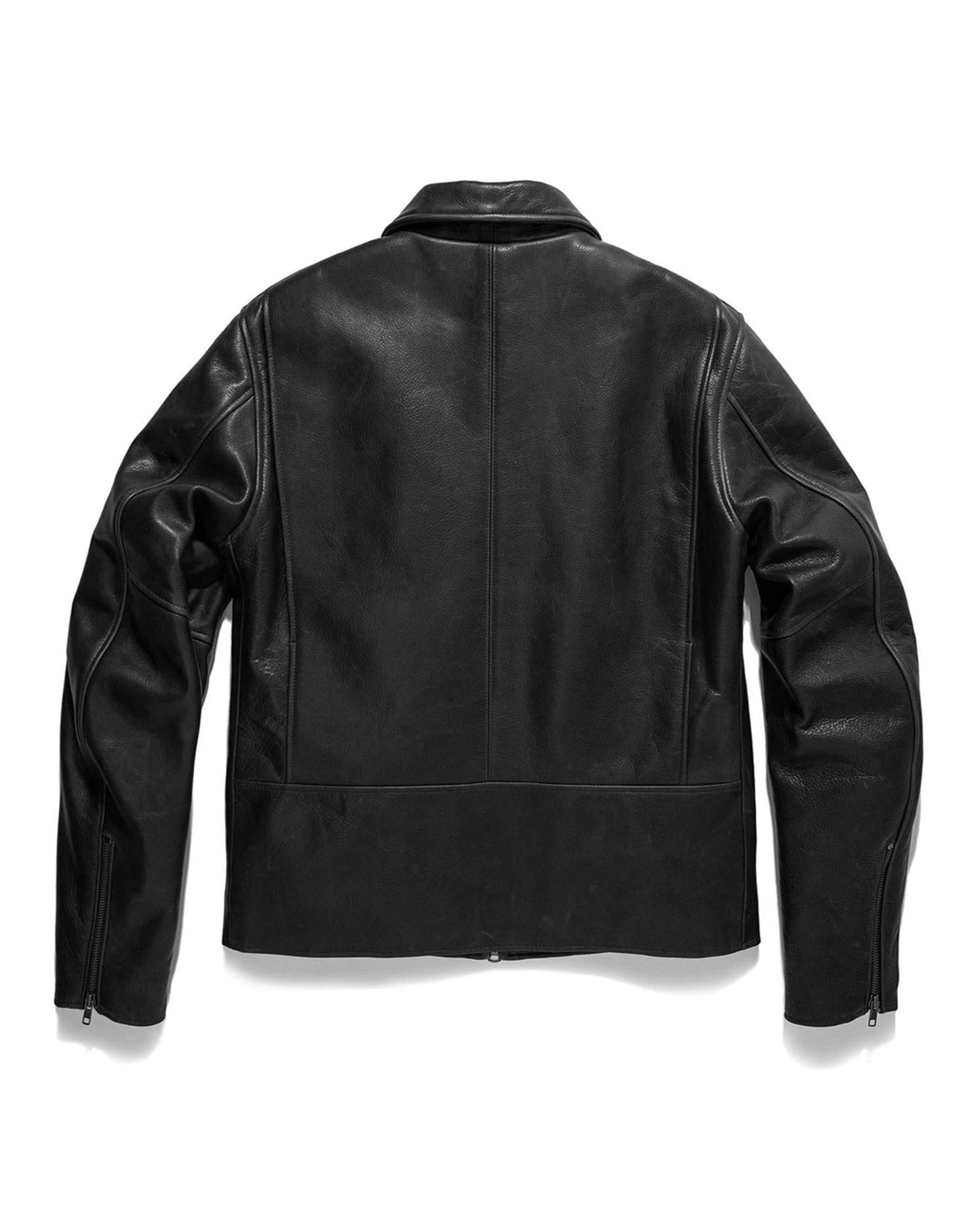 The Moto Jacket in Black Steerhide