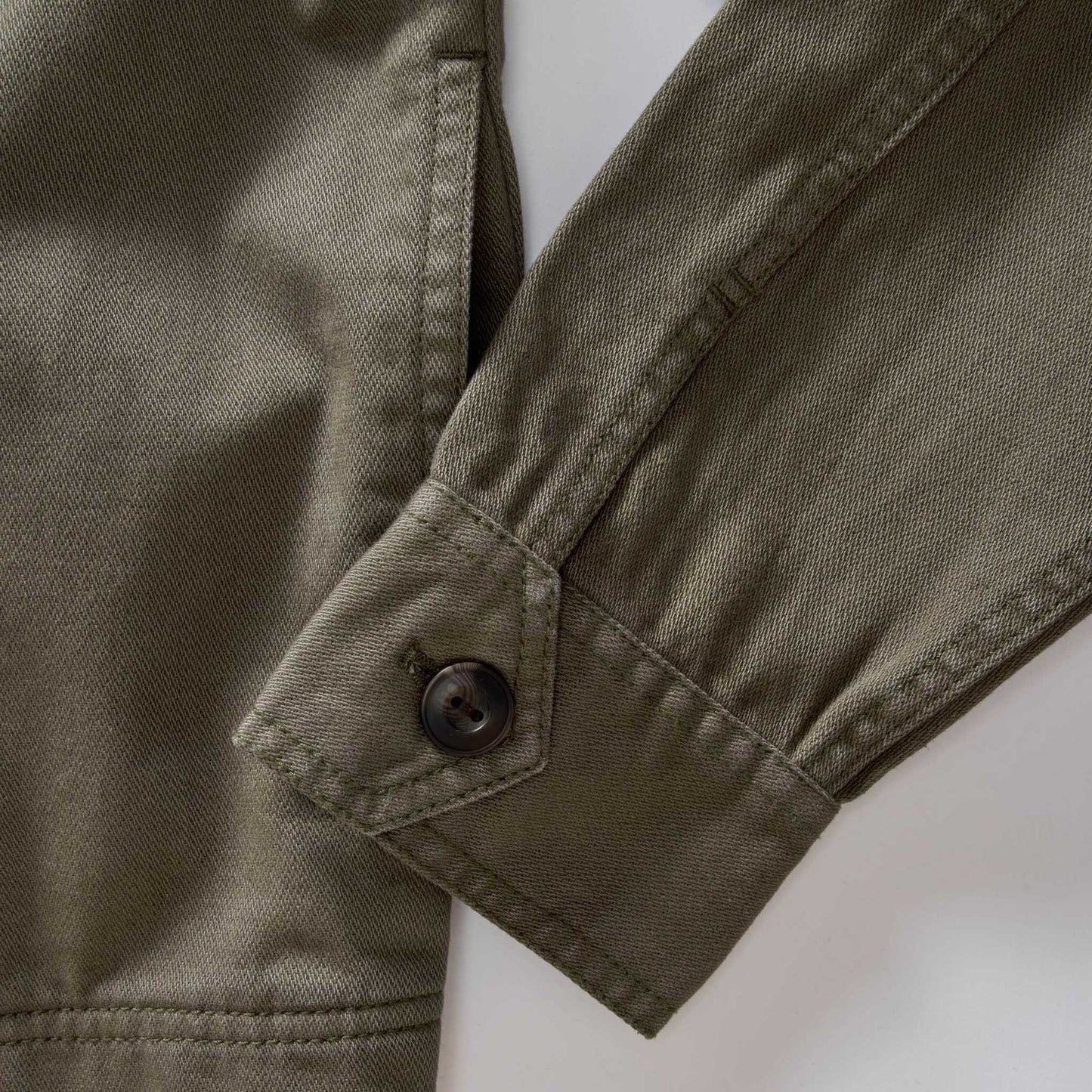 The Station Jacket in Fatigue Olive Broken Twill