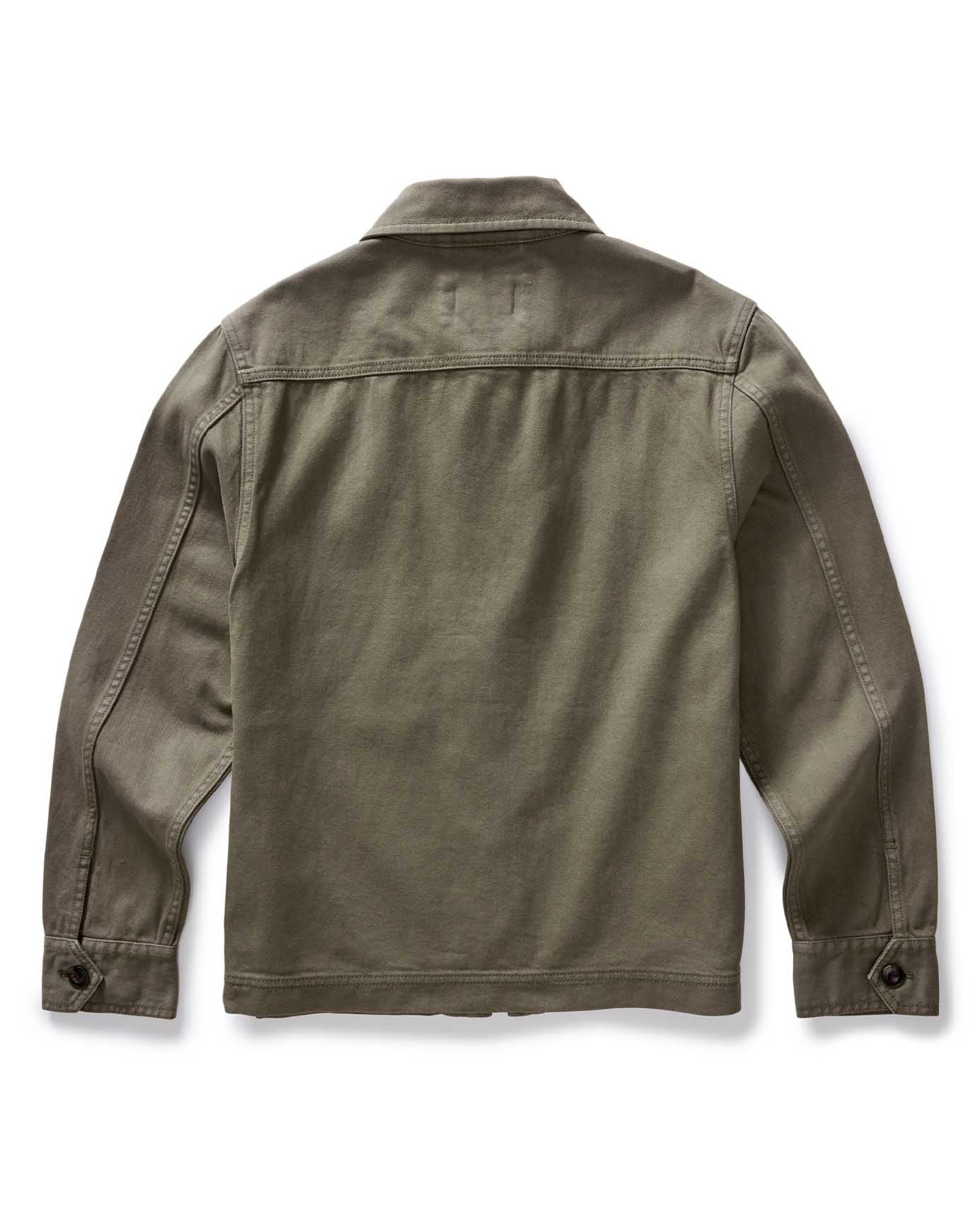 The Station Jacket in Fatigue Olive Broken Twill