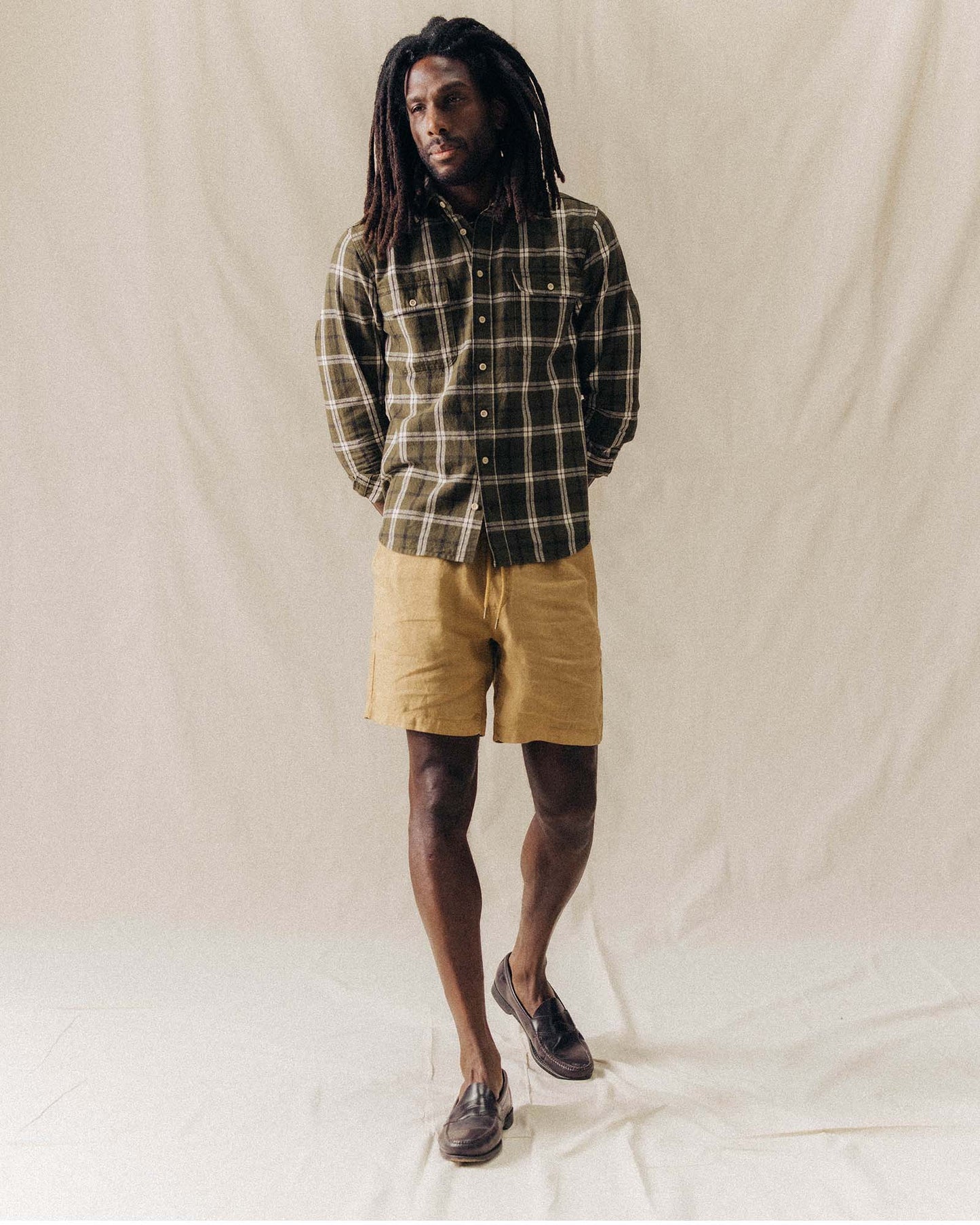 The Apres Short in Wheat Hemp