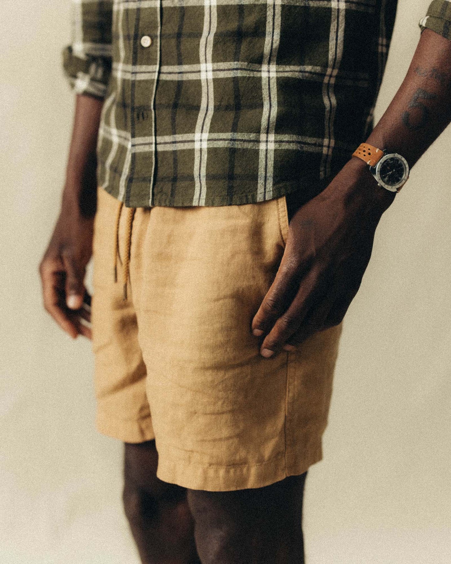 The Apres Short in Wheat Hemp
