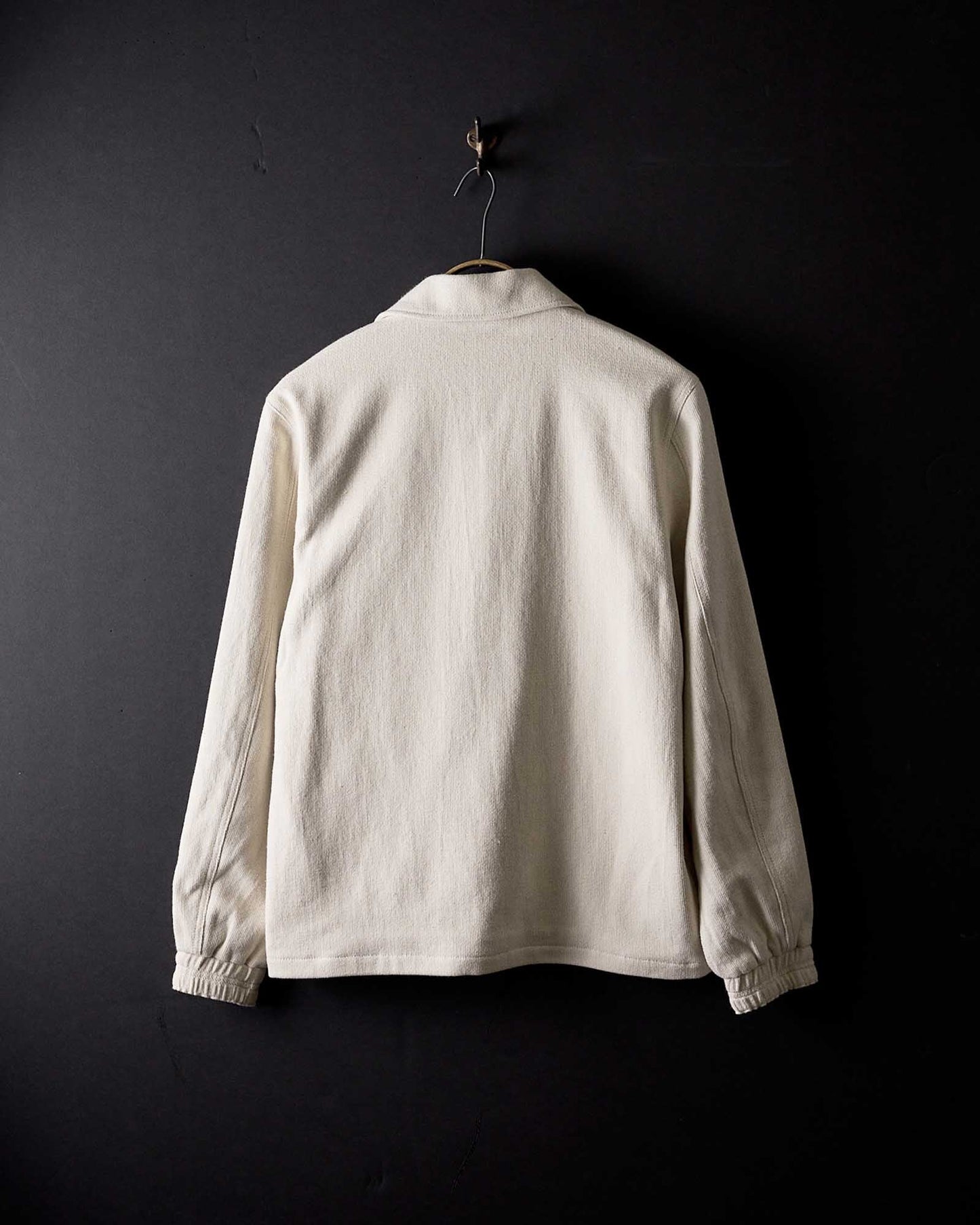 The Crew Jacket in Seeded Natural Sashiko