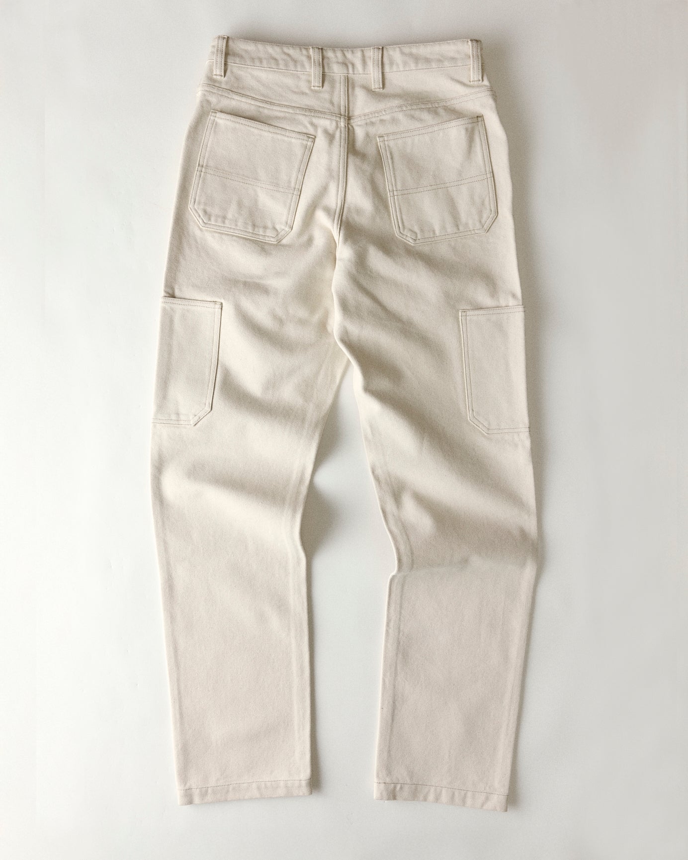 The Painter Pant in Seeded Natural Chipped Canvas