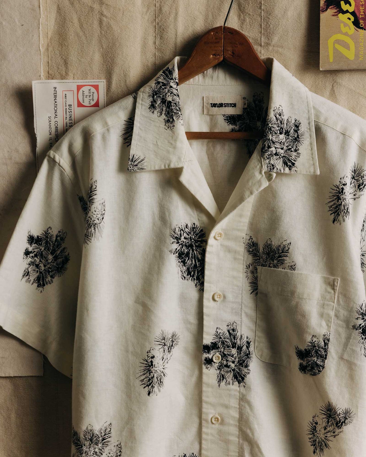 The Hawthorne Shirt in Cactus Sketch