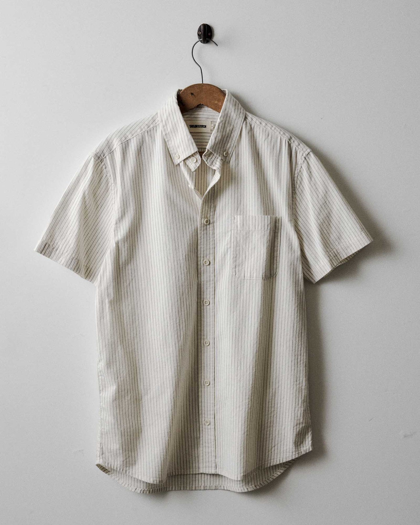 The Short Sleeve Jack in Indigo Stripe
