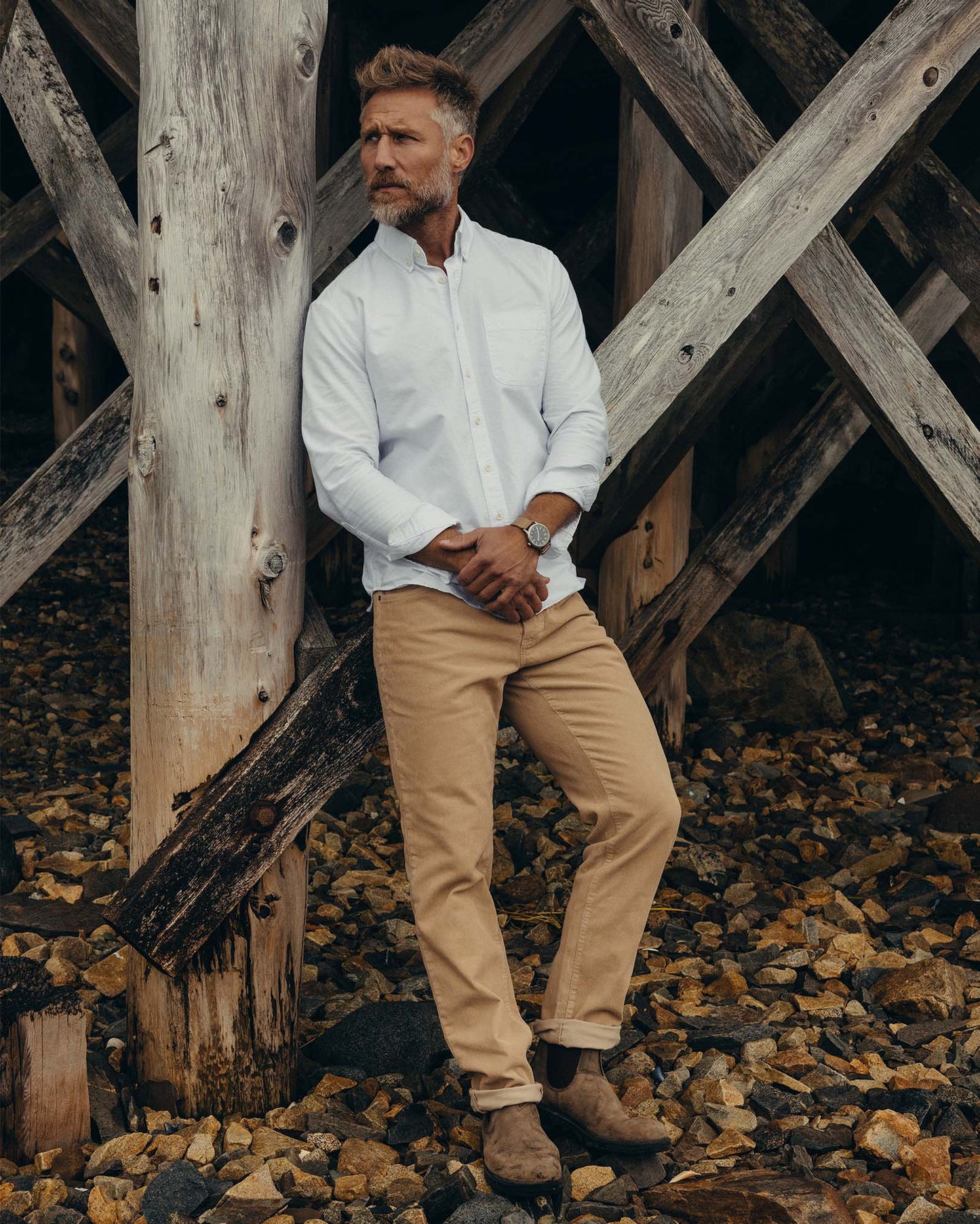 The Jack in White Everyday Oxford