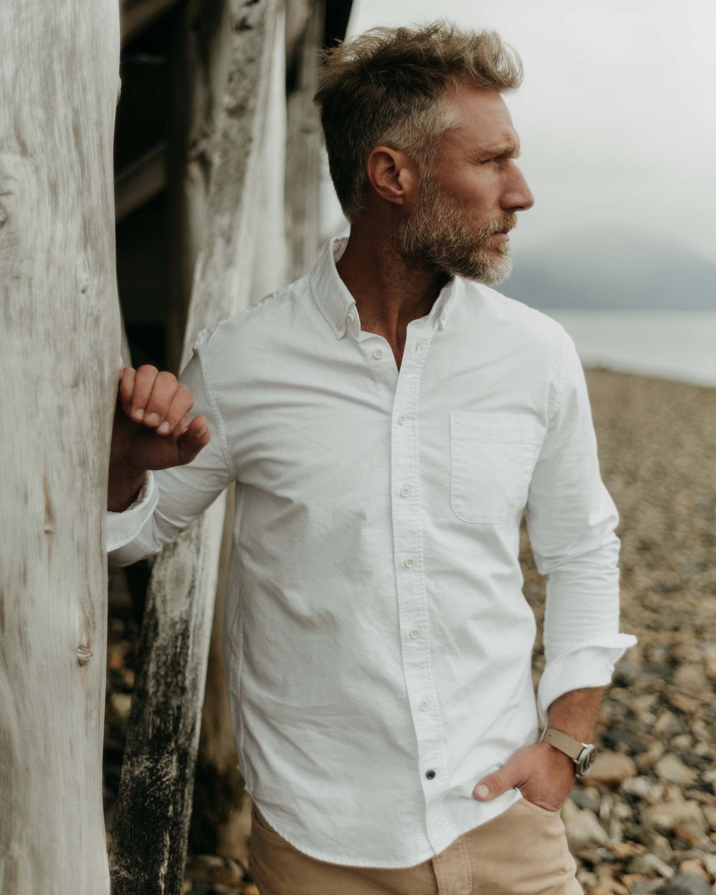 The Jack in White Everyday Oxford
