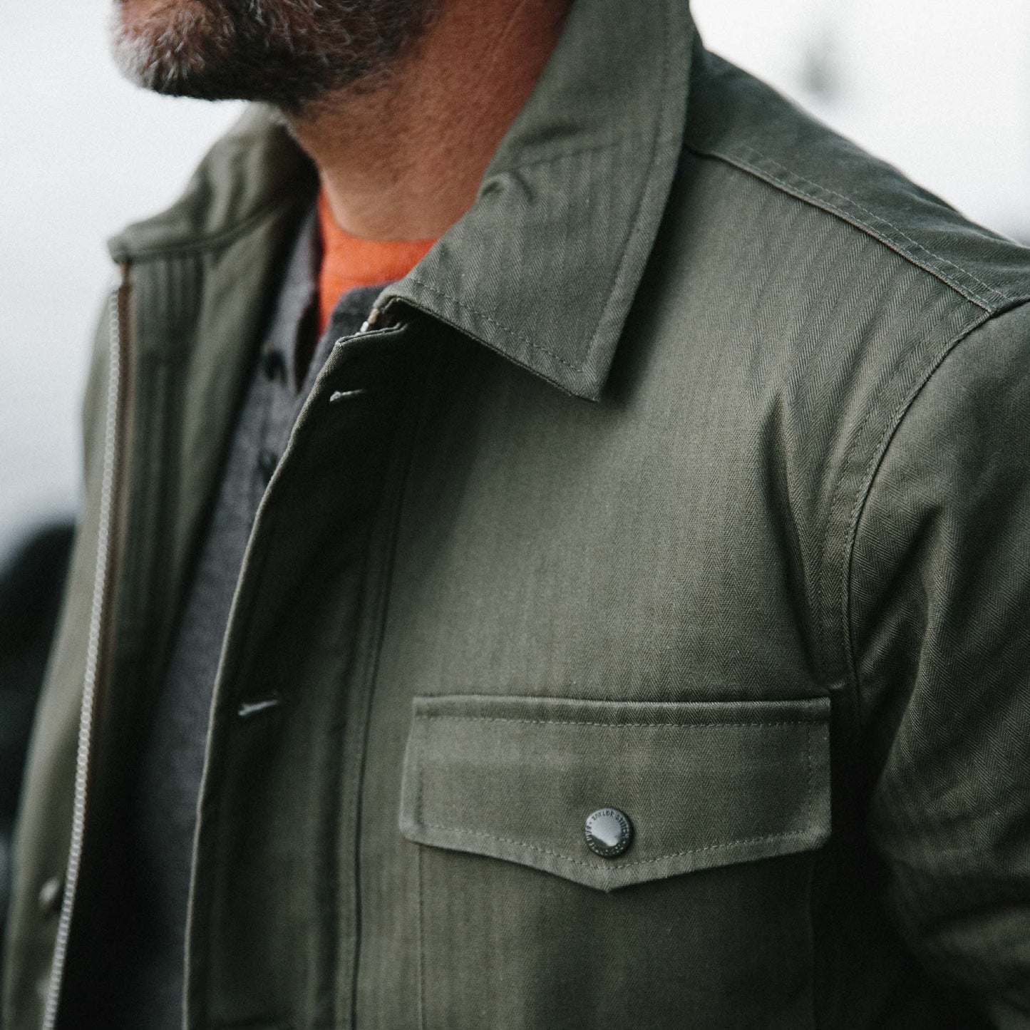 The Lined Watts Jacket in Olive