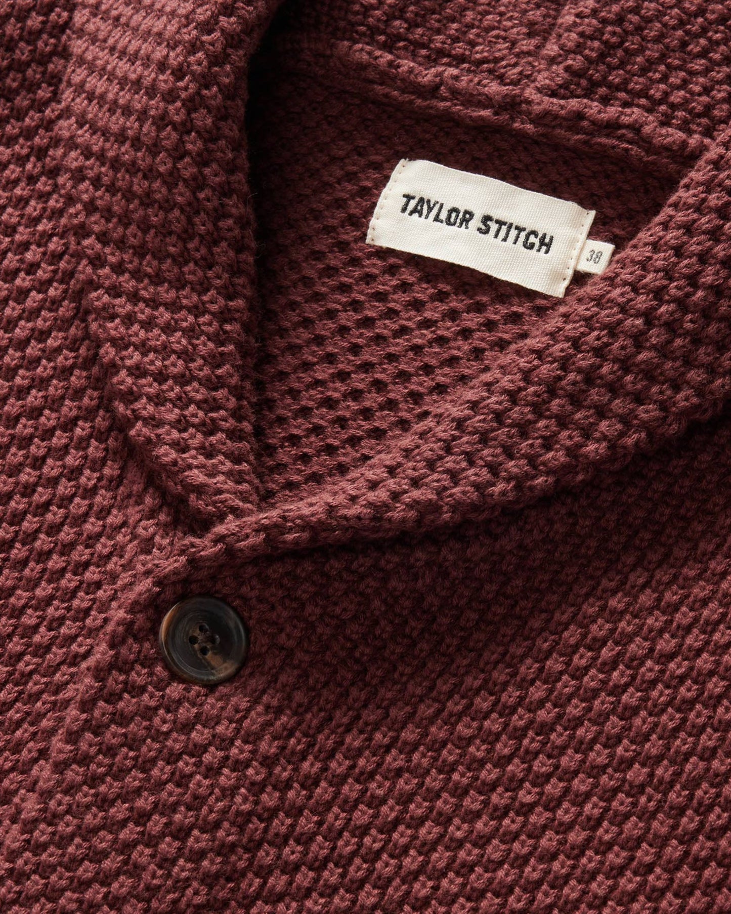 The Crawford Sweater in Black Cherry