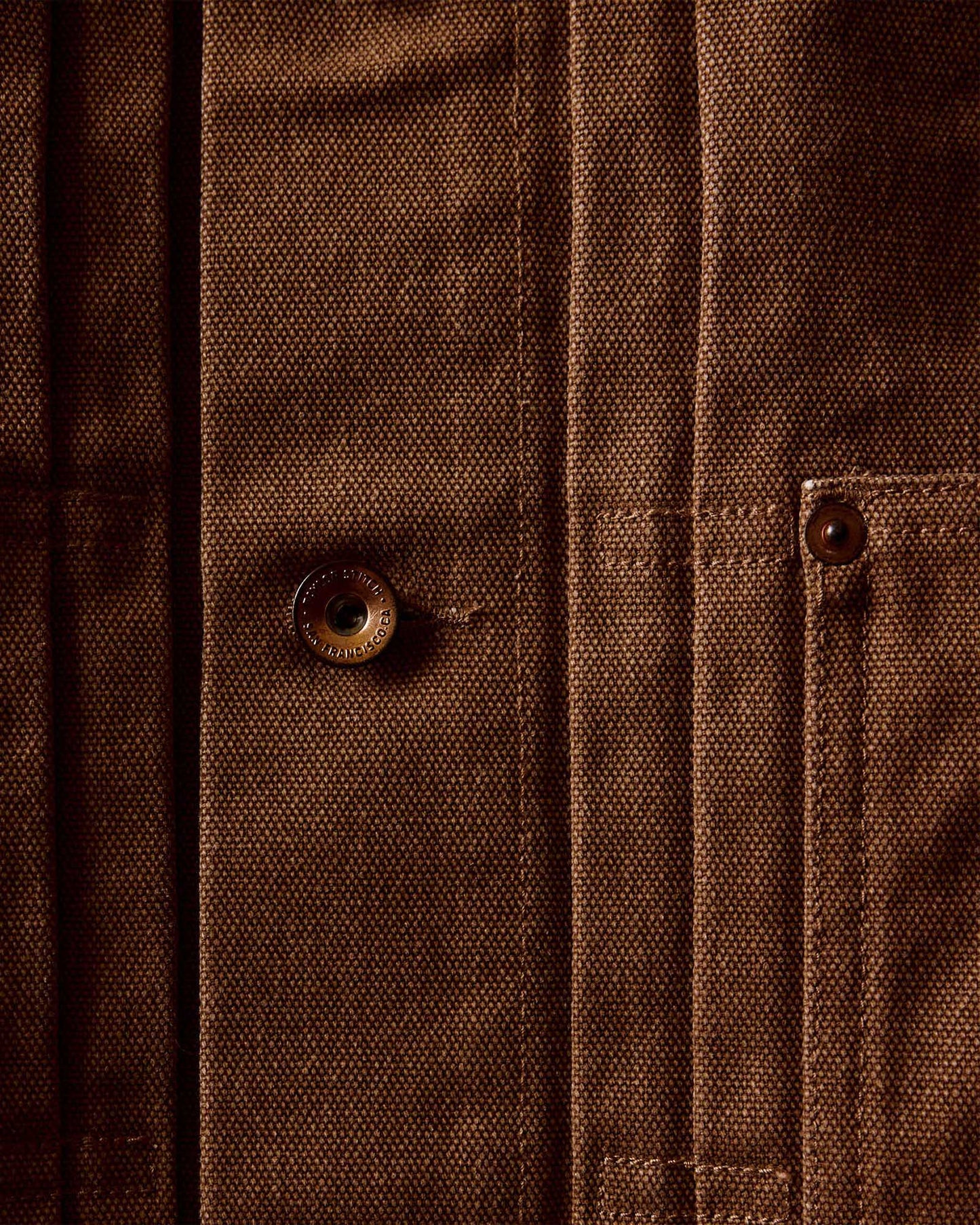 The Ryder Jacket in Tobacco Chipped Canvas