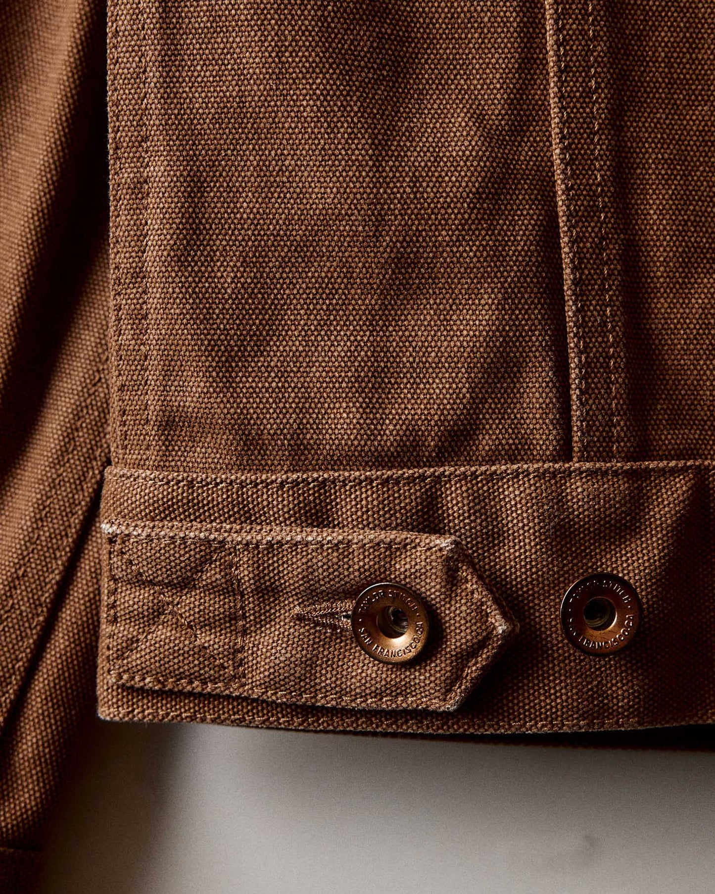 The Ryder Jacket in Tobacco Chipped Canvas