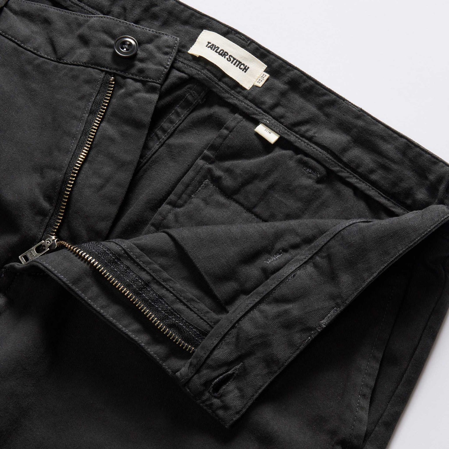The Slim Foundation Pant in Organic Faded Black