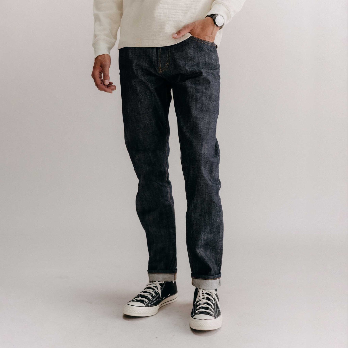 The Slim Jean in Rigid Organic Selvedge