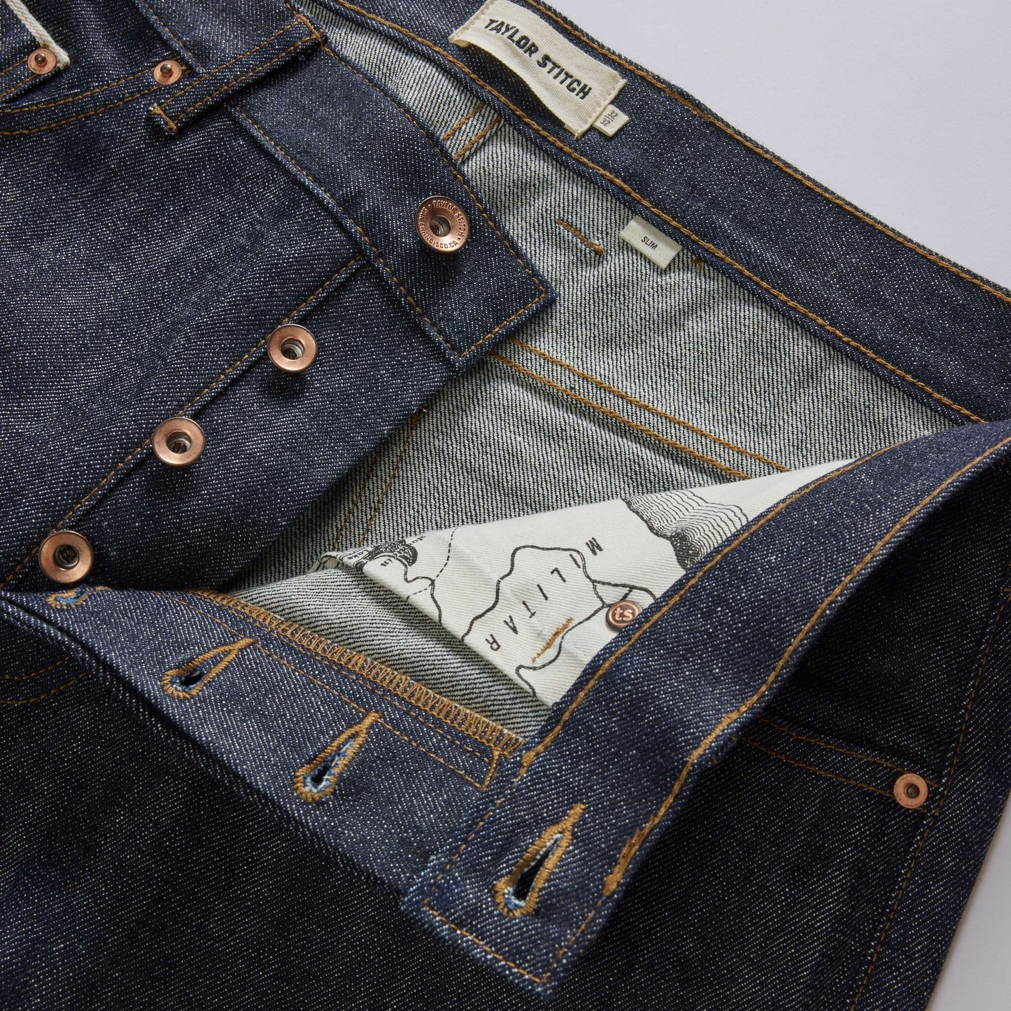 The Slim Jean in Rigid Organic Selvedge
