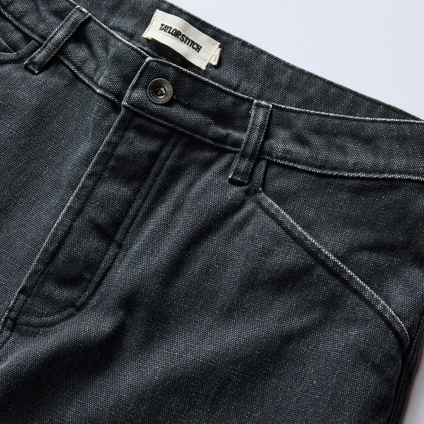 The Camp Pant in Coal Chipped Canvas
