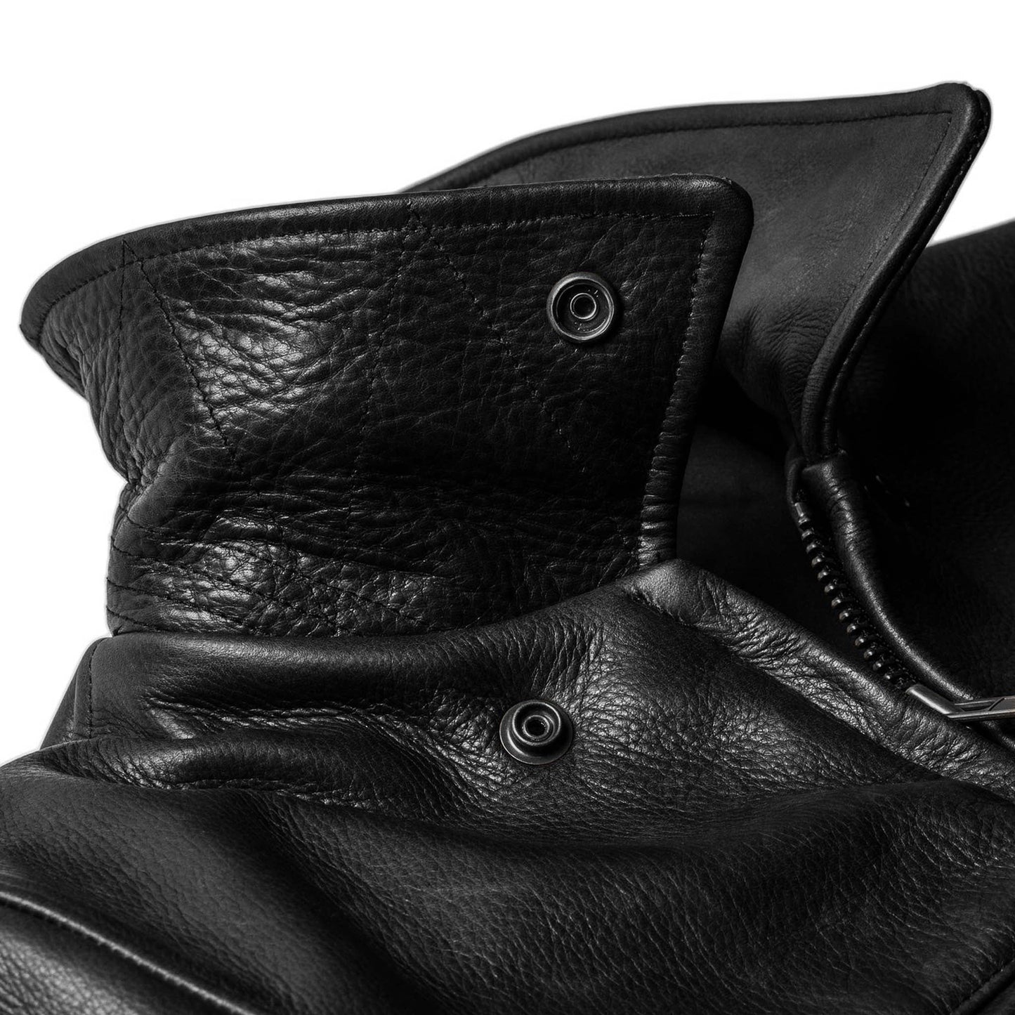 The Moto Jacket in Black Steerhide