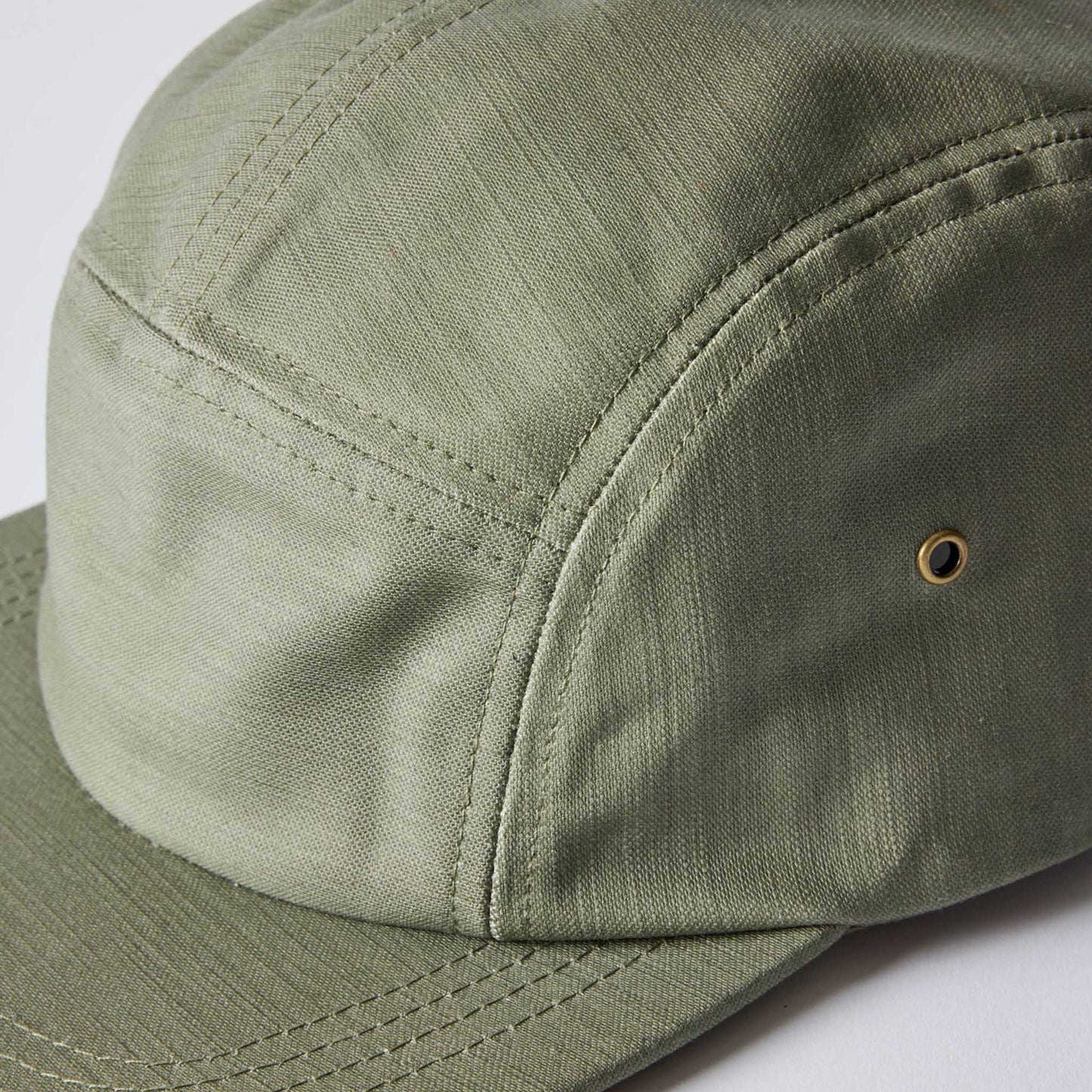 The 5-Panel Cap in Field Olive Reverse Sateen