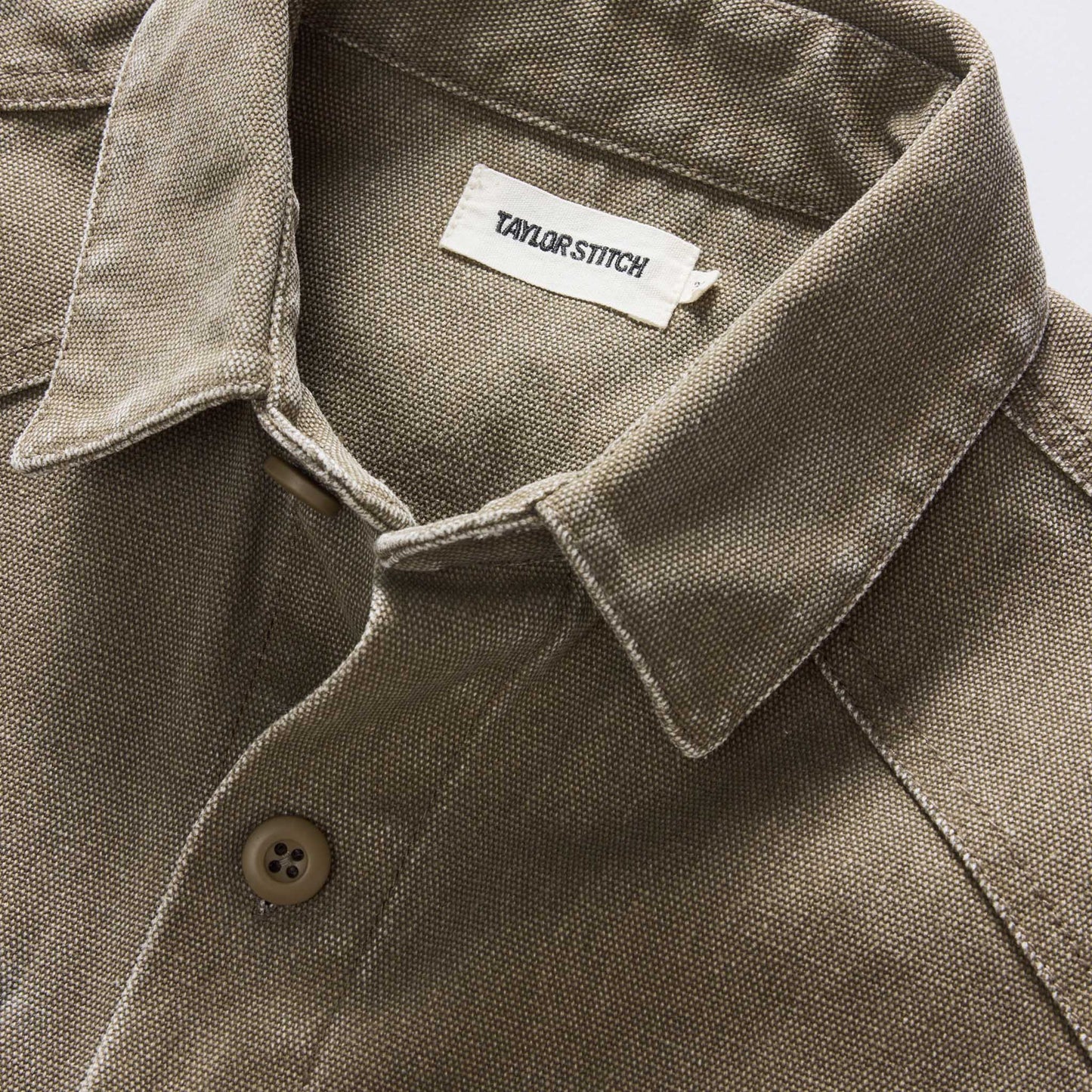 The Shop Shirt in Stone Chipped Canvas