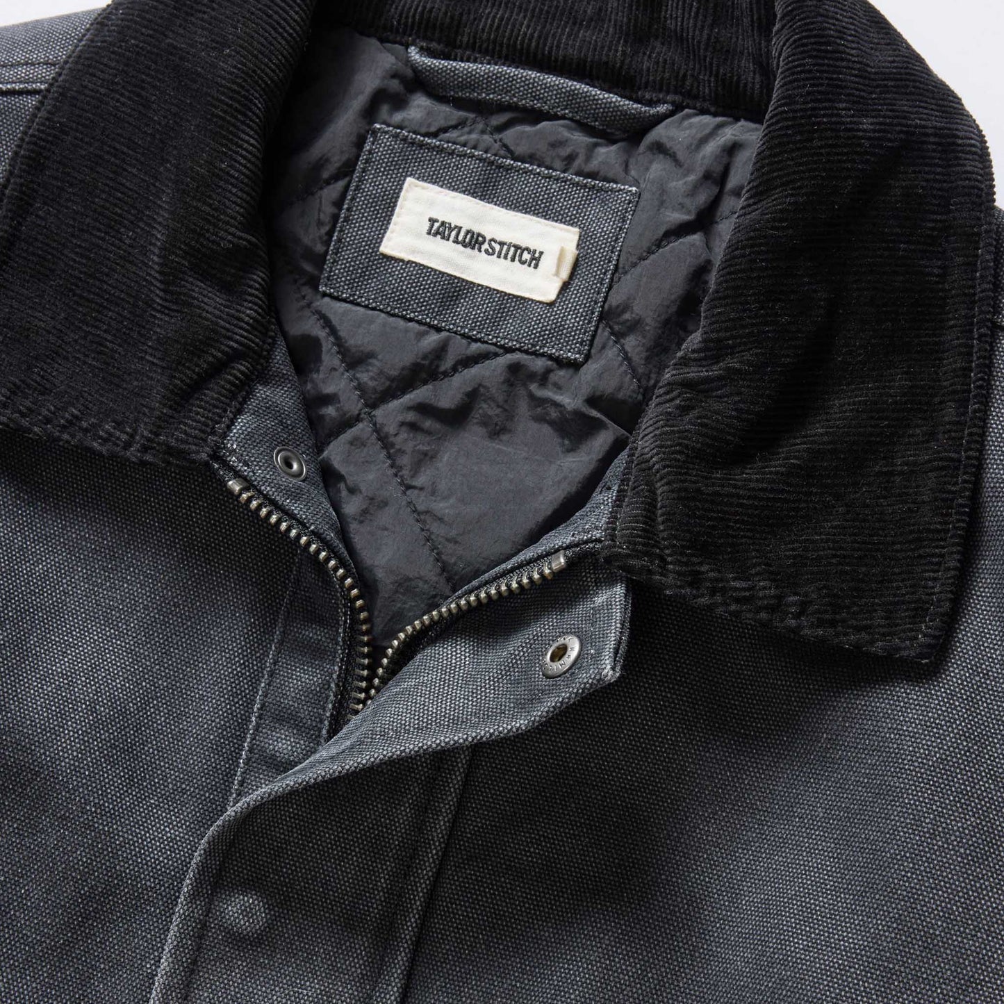 The Workhorse Jacket in Coal Chipped Canvas
