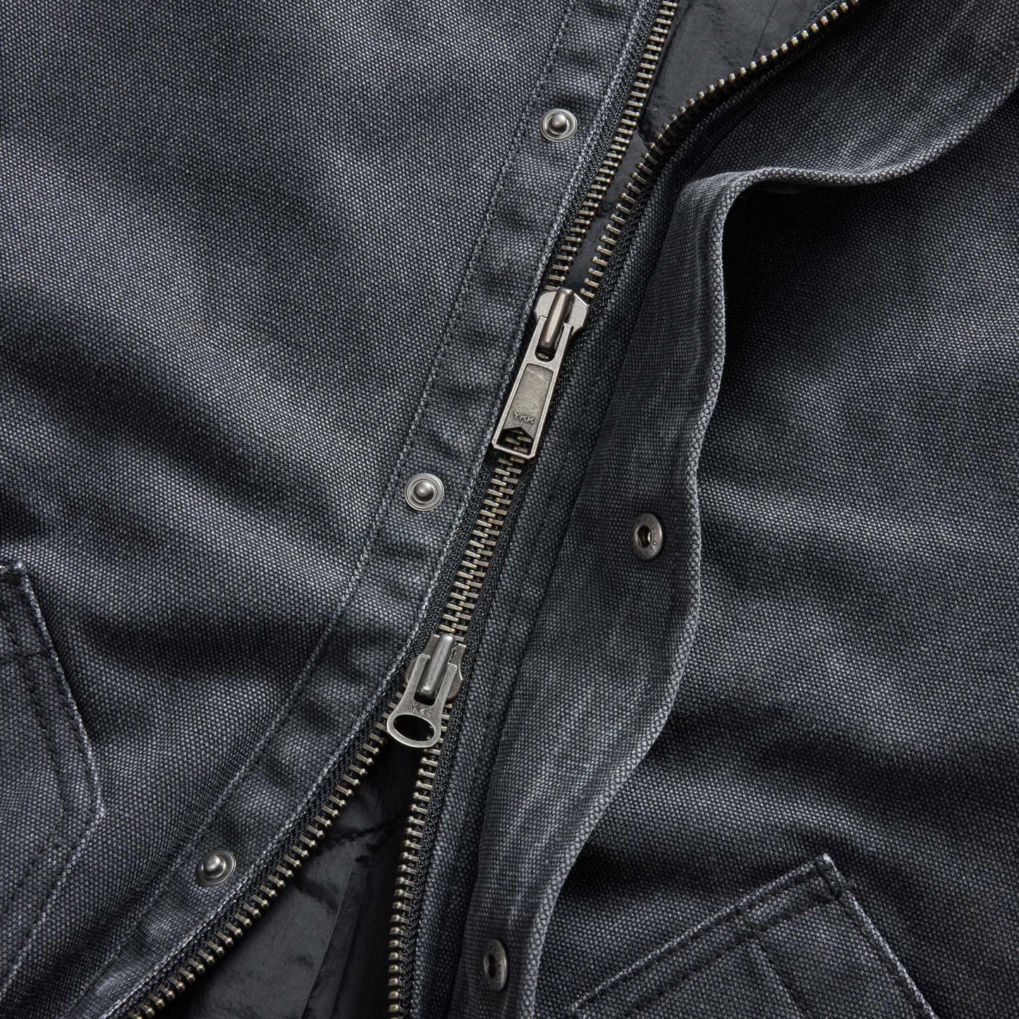 The Workhorse Jacket in Coal Chipped Canvas