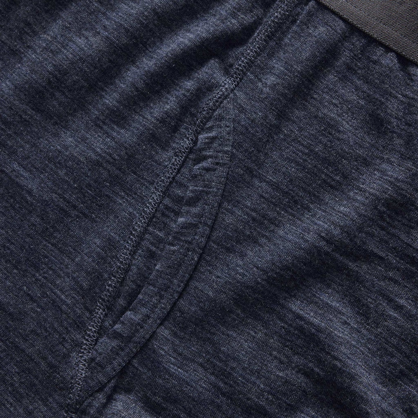 The Merino Boxer in Heather Navy