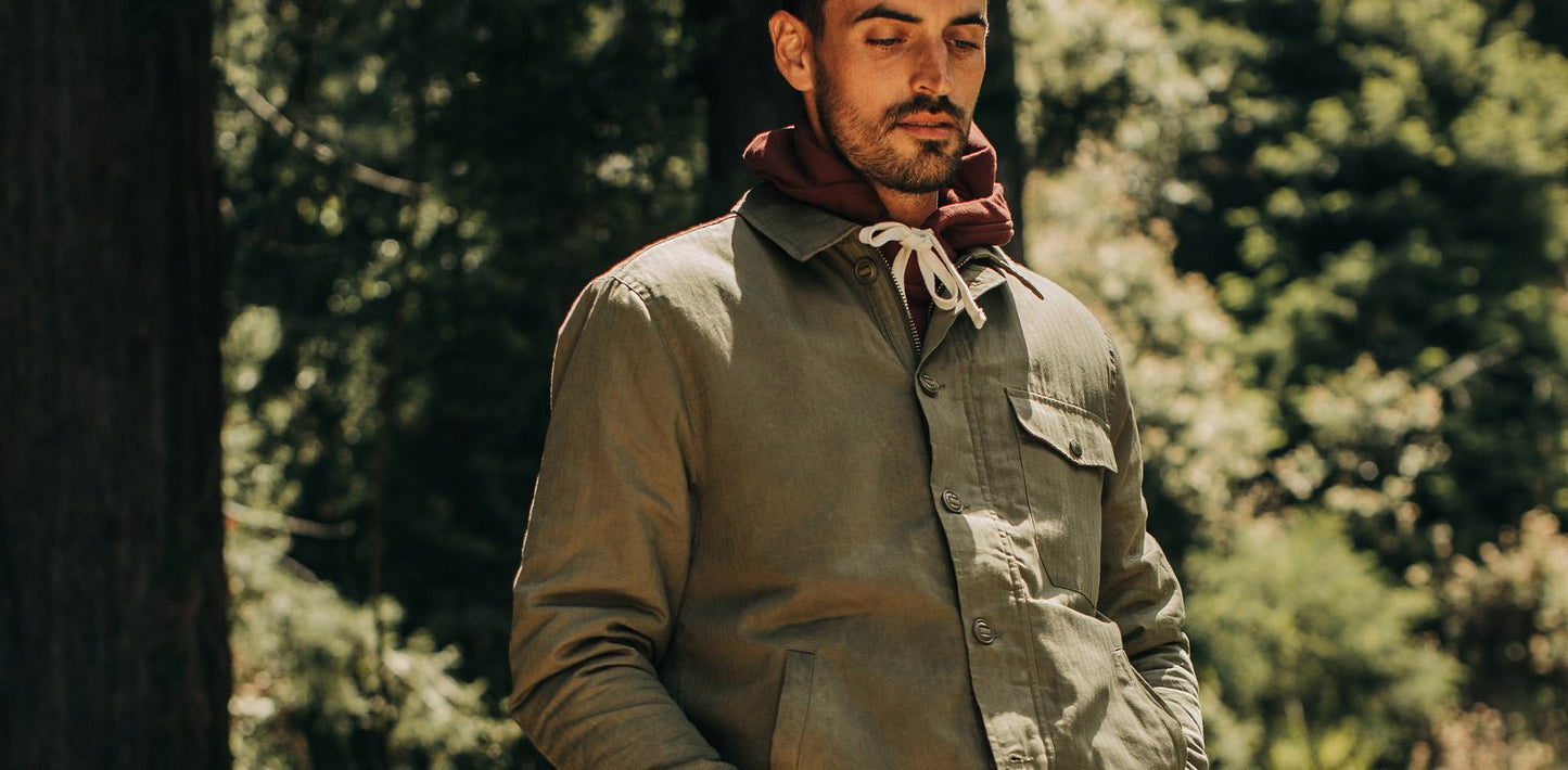 The Lined Watts Jacket in Olive