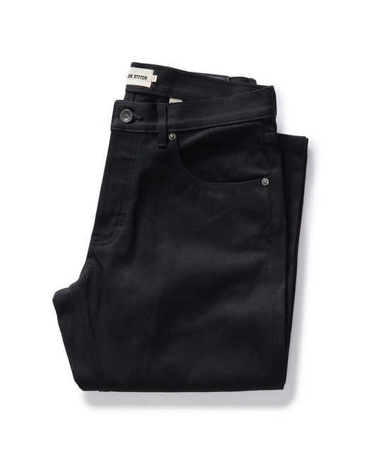 The Democratic Jean in Rigid Black Organic Selvedge