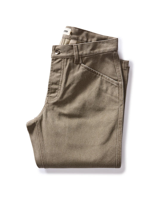 The Camp Pant in Stone Chipped Canvas