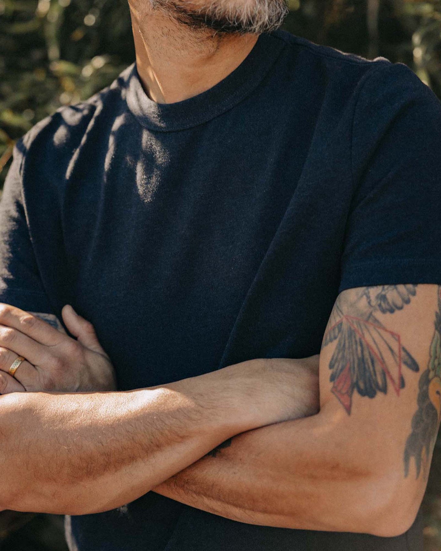 The Organic Cotton Shop Tee in Navy Twist