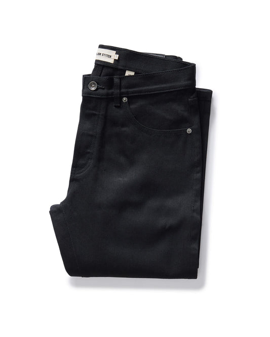 The Slim Jean in Rigid Black Organic Selvedge