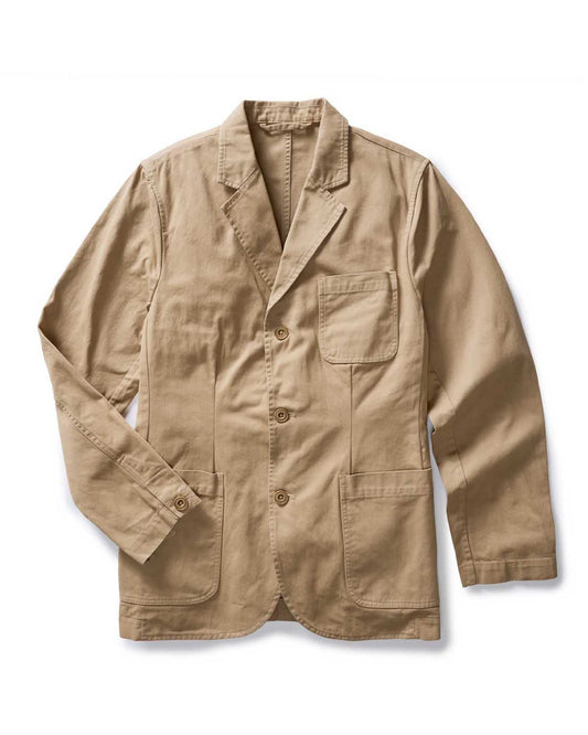 The Foundation Sportcoat in Organic Khaki Twill