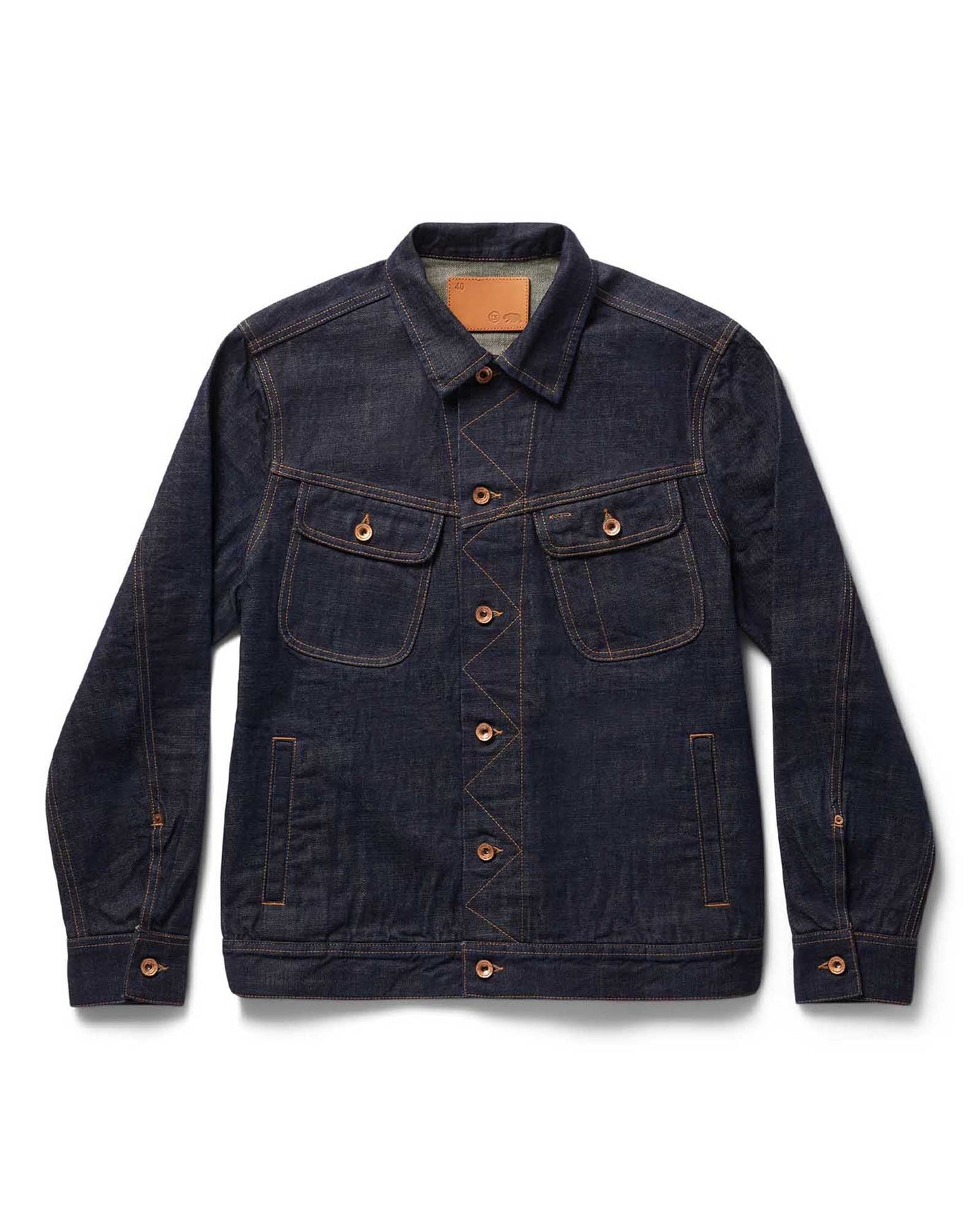 The Long Haul Jacket in Rinsed Organic Selvedge